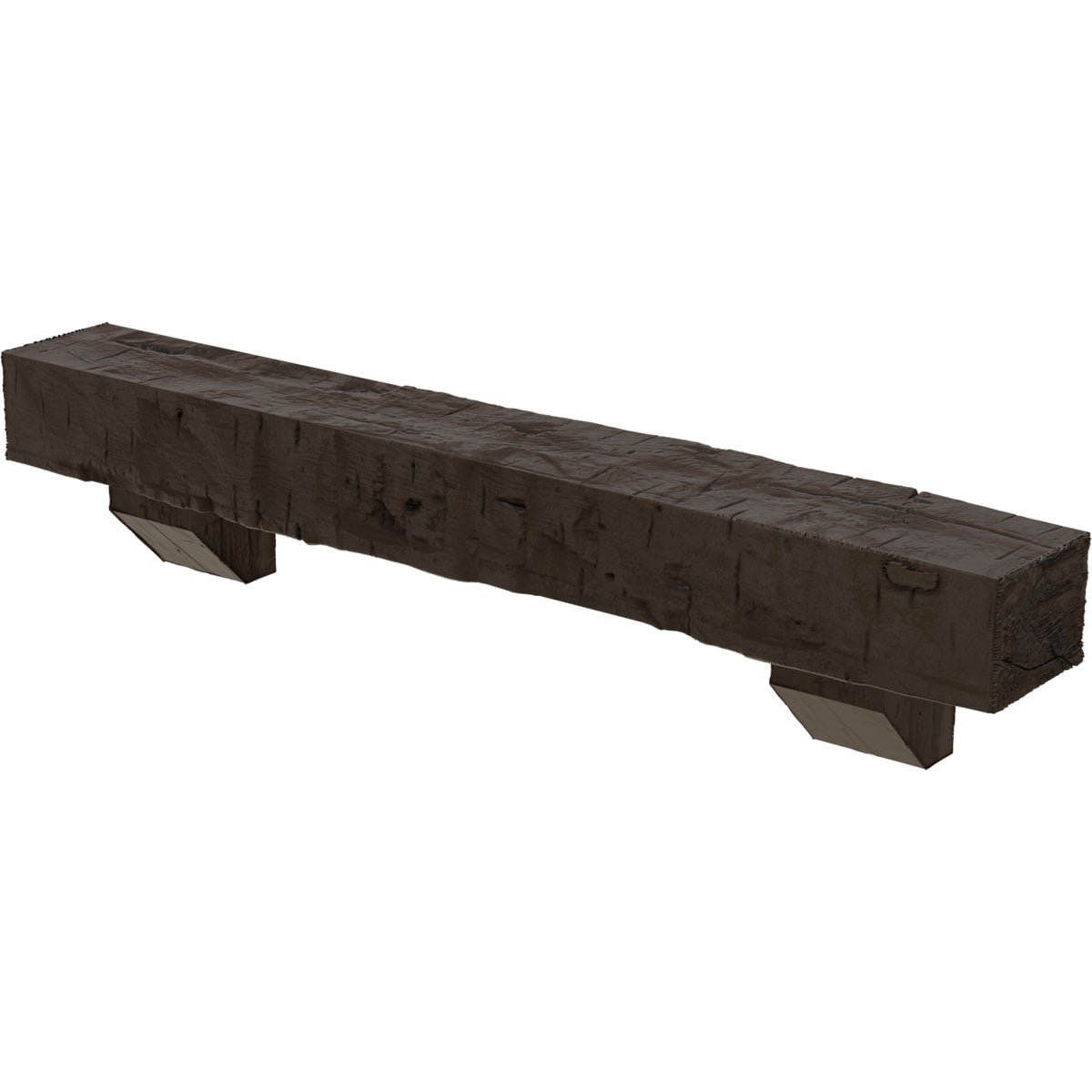 Ekena Millwork MANUHH08X08X36ASHD Mantel-Shelves - View #3