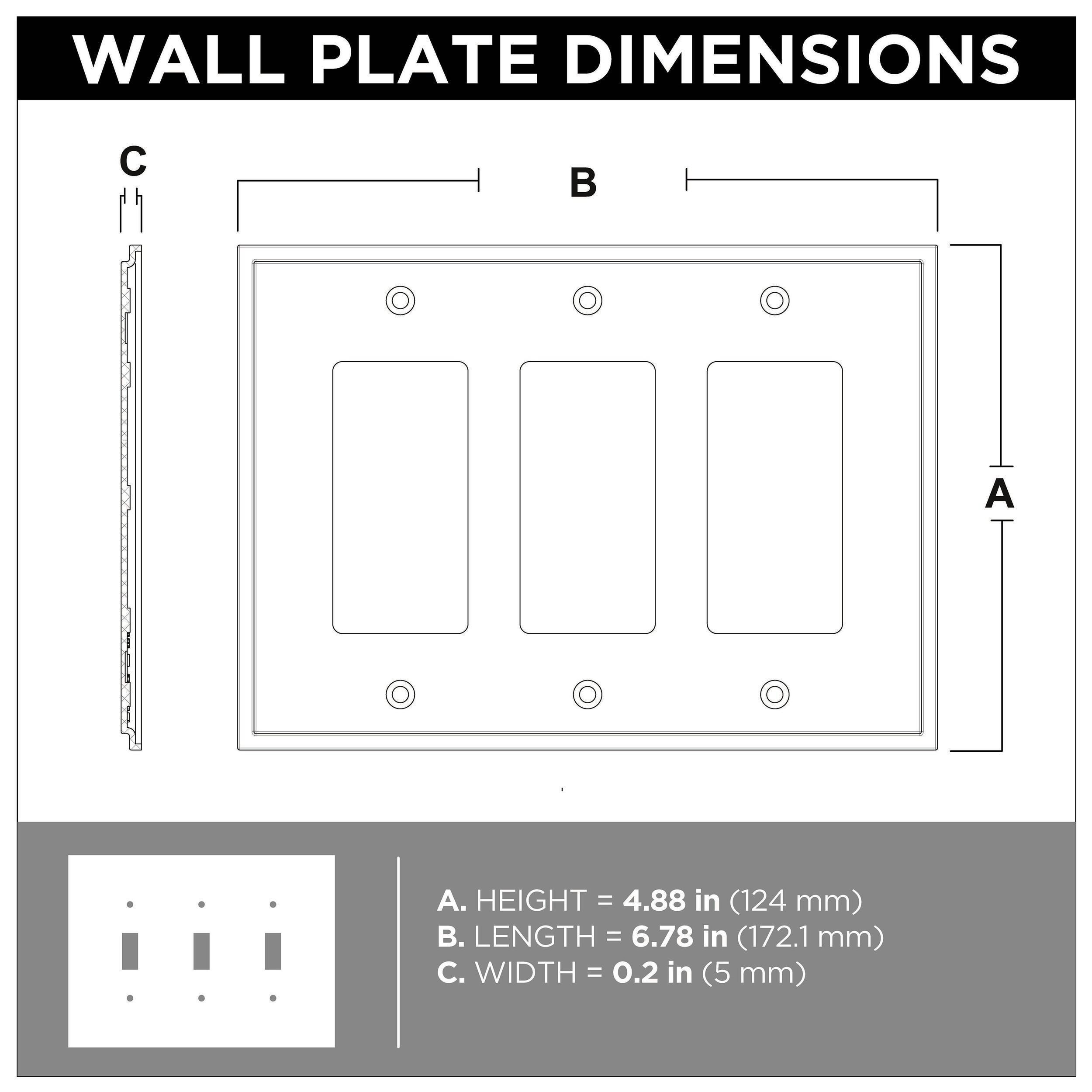 allen + roth W35319-SN-C1 Electrical-Wall-Plates - View #11