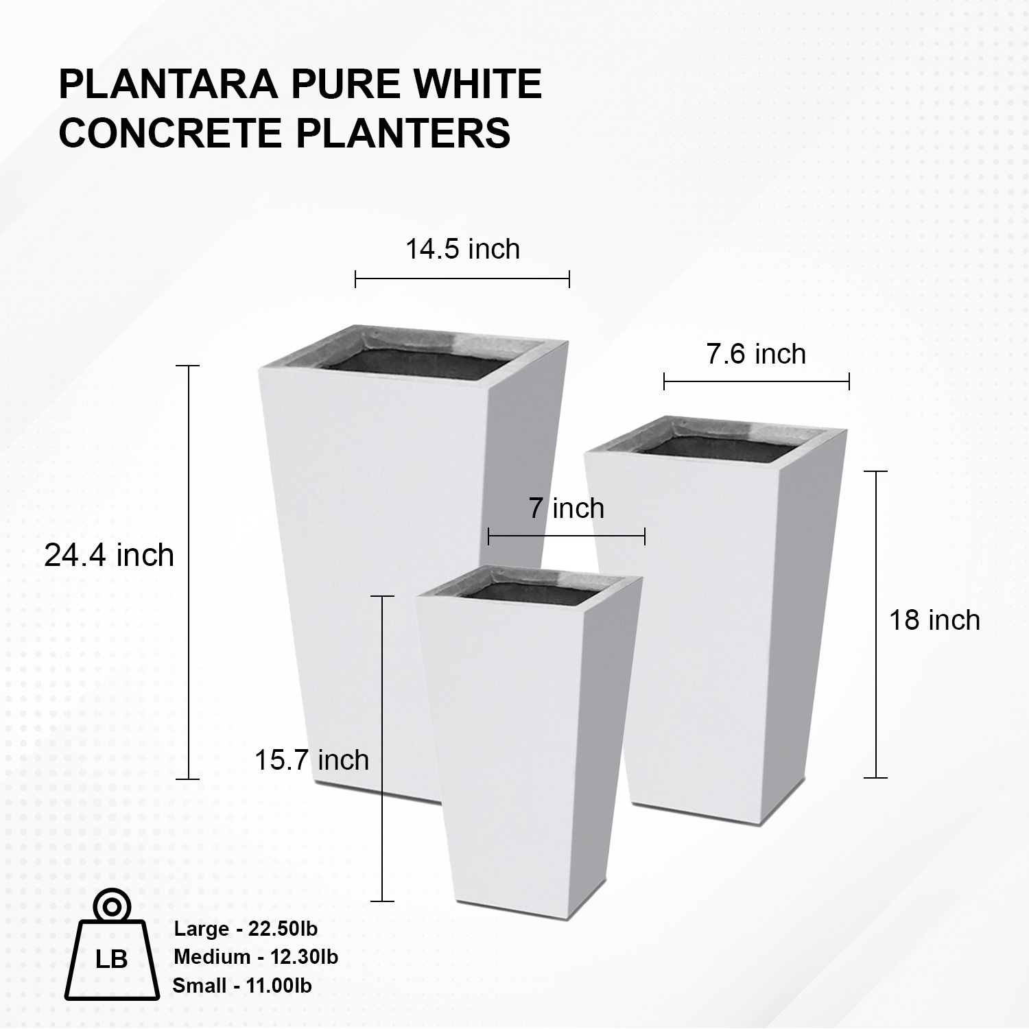 PLANTARA PA1517S3-8011 Planter-Window-Box - View #2