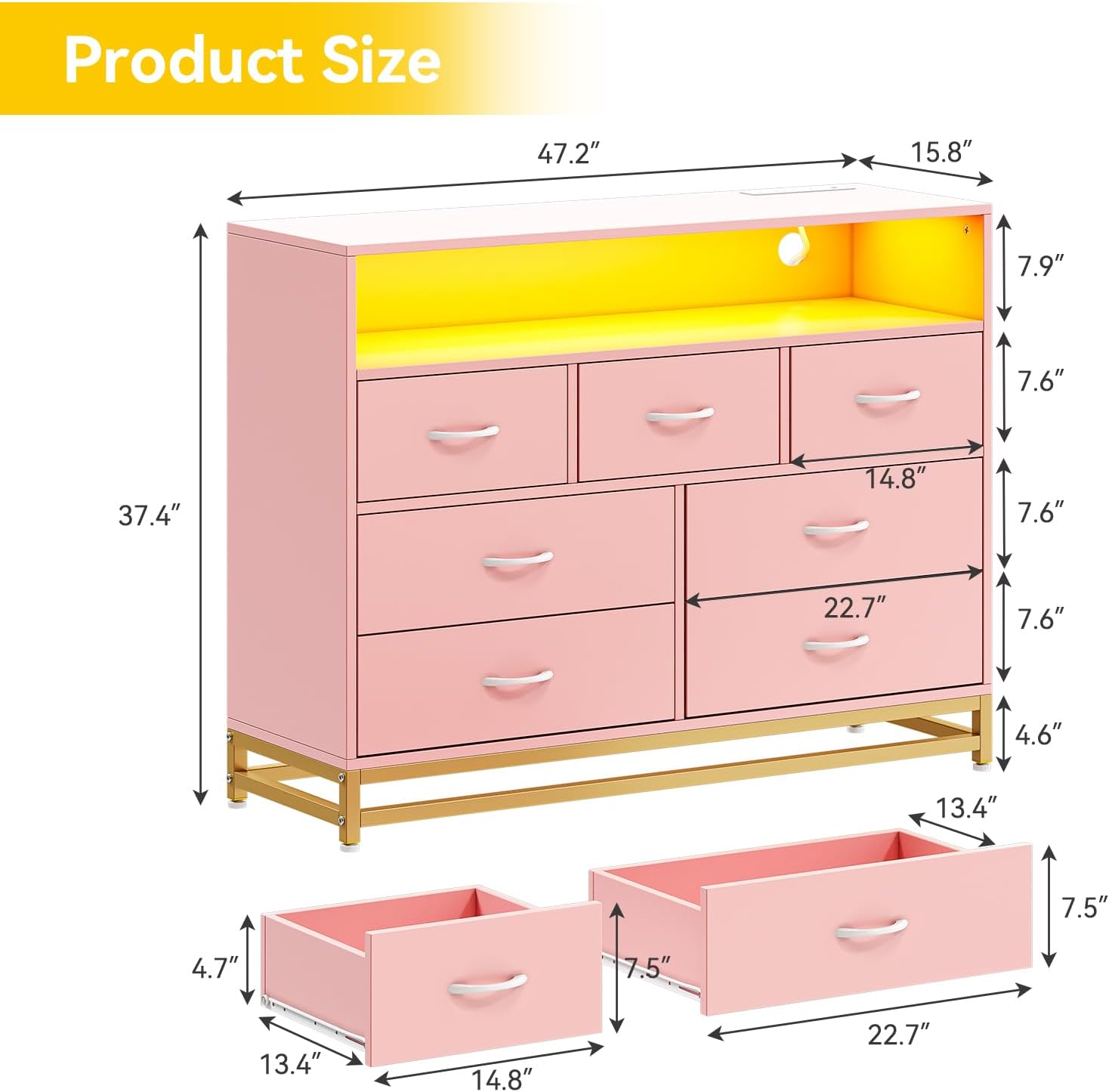 Qeetex LHF-DG-839OPBG5008 dressers - View #2