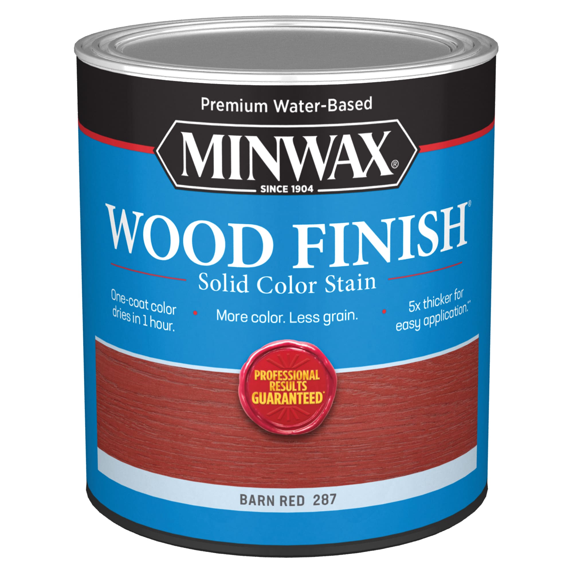 Minwax 1 Qt. 287 Barn Red Wood Finish - Tahlequah Lumber