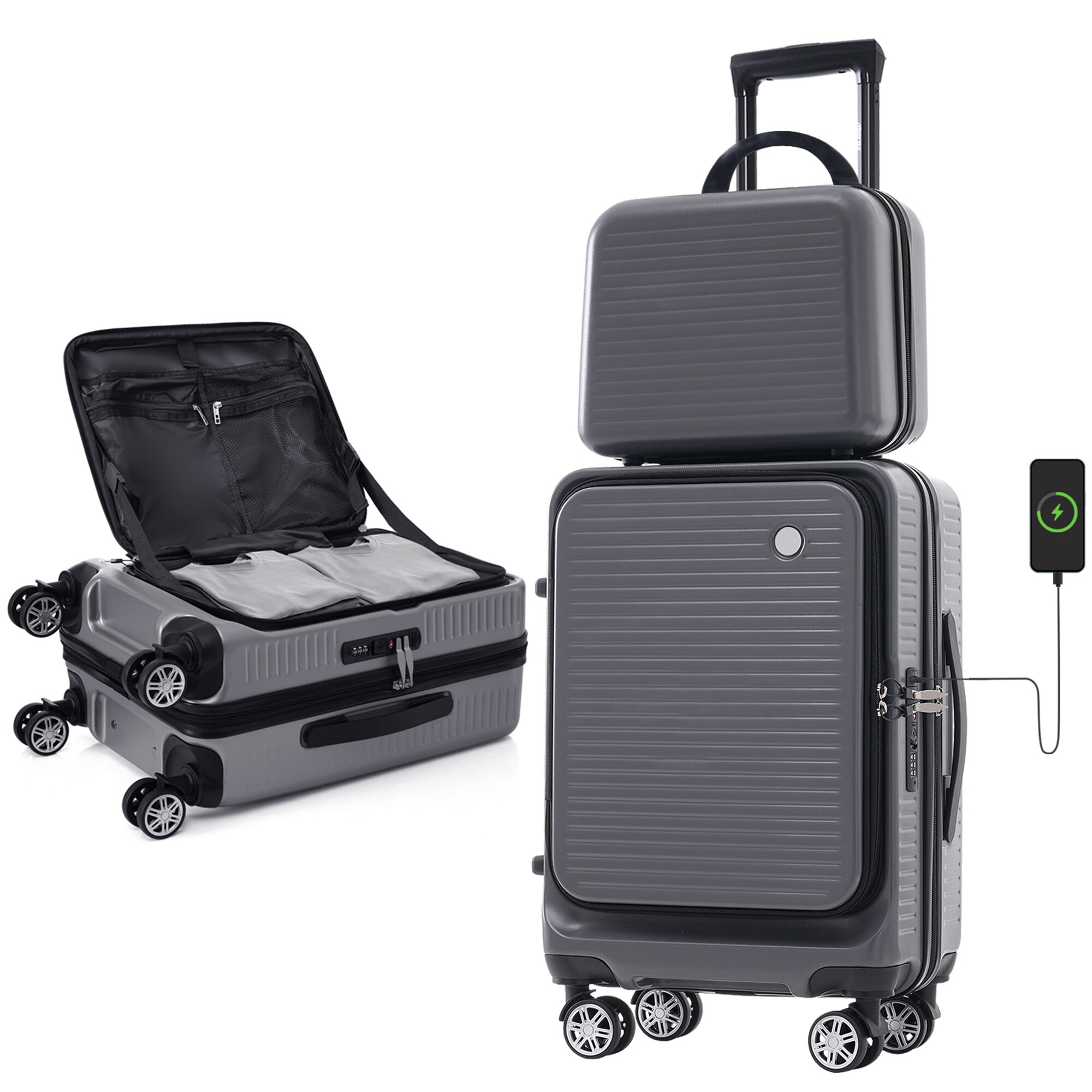 Bybafun YD9500046 Luggage-And-Luggage-Sets - View #3