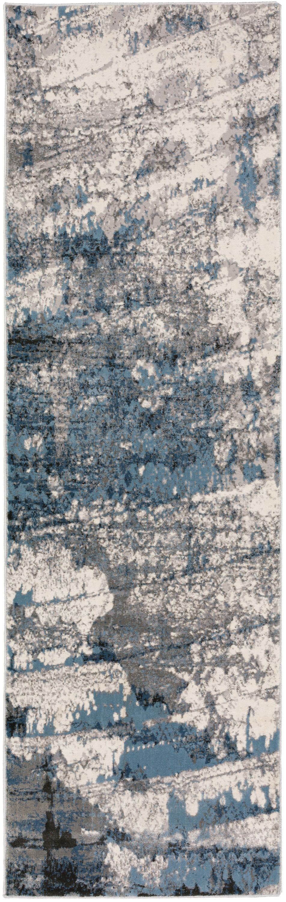 Addison Rugs ADA36SI2X7 Dayton 2 X 7 (ft) Silver Indoor Abstract Vintage Runner Rug