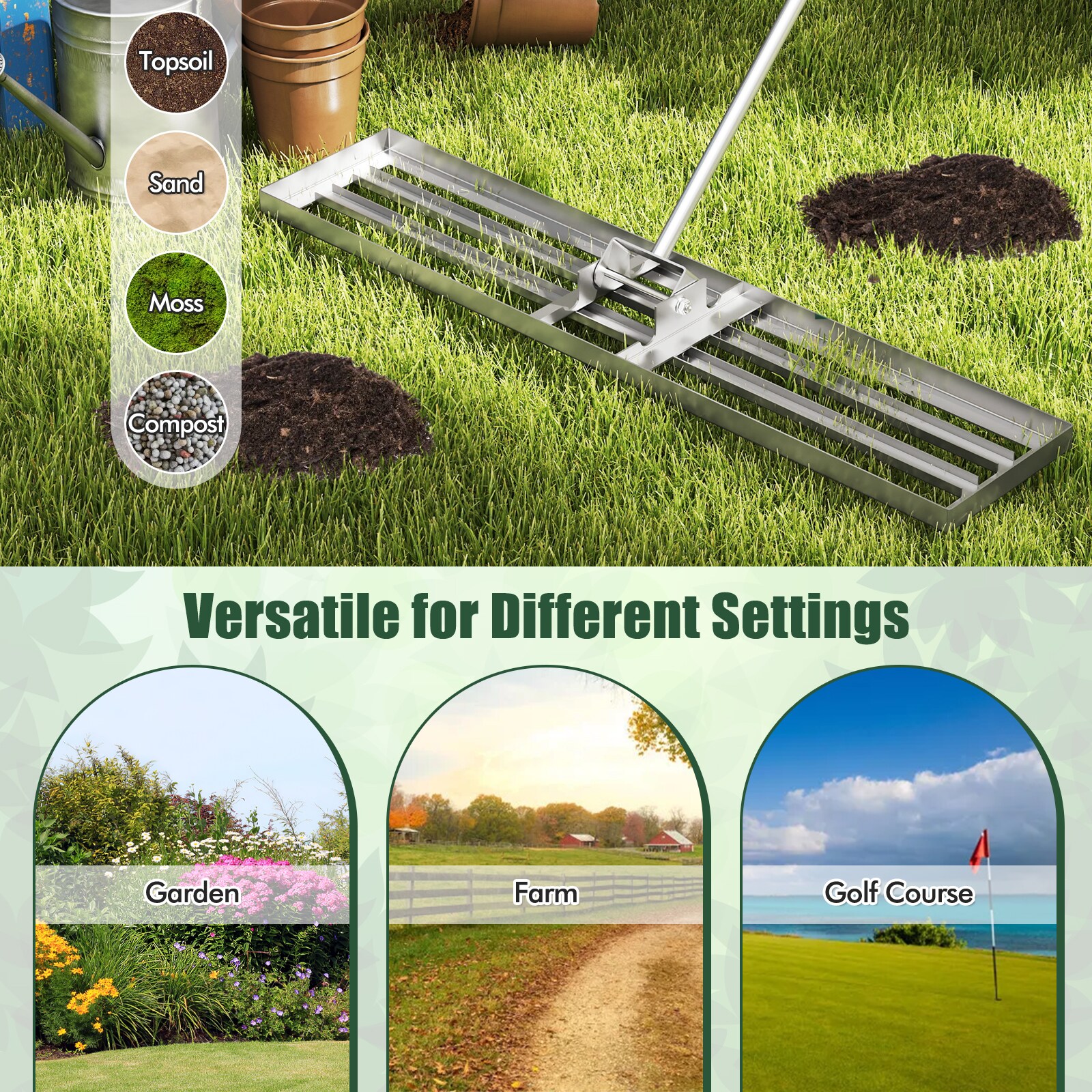 Iseryn NC4395SL Lawn-Leaf-Rakes - View #7