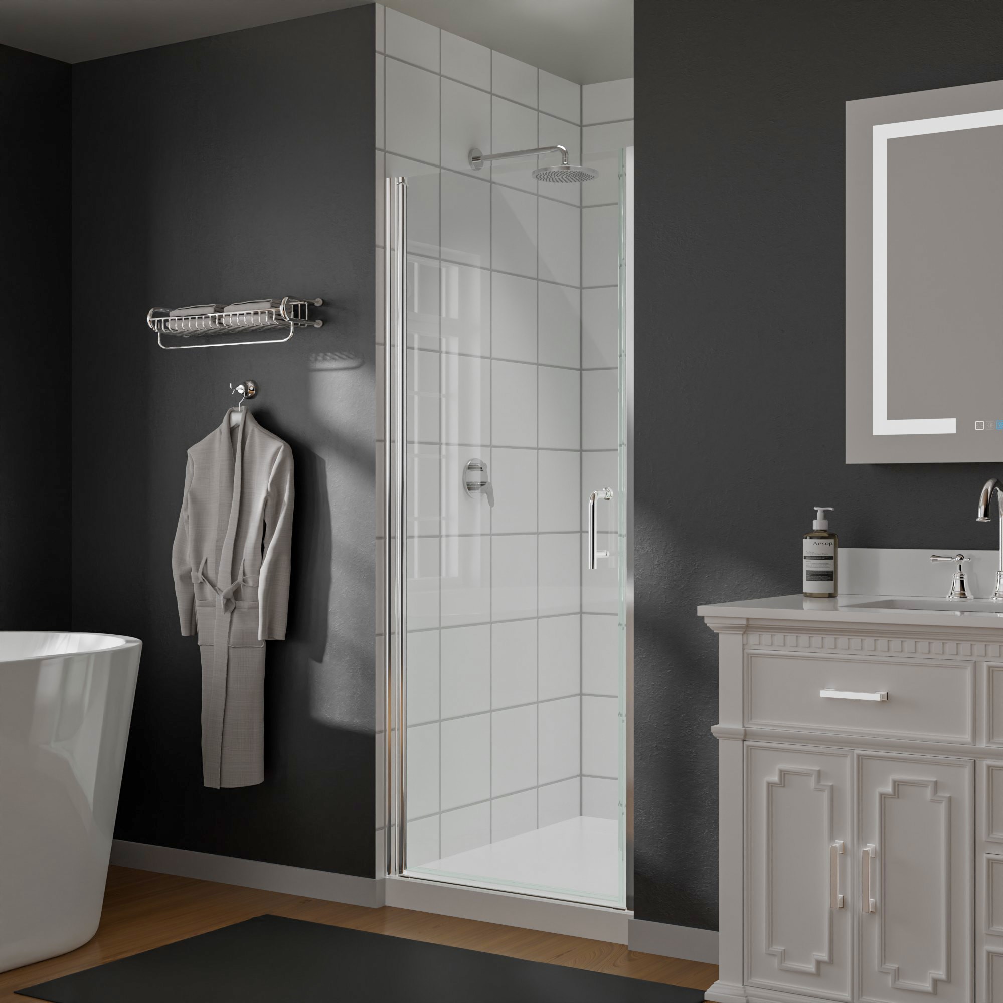 WELLFOR DTG-BAS144ZG Shower-Doors - View #2