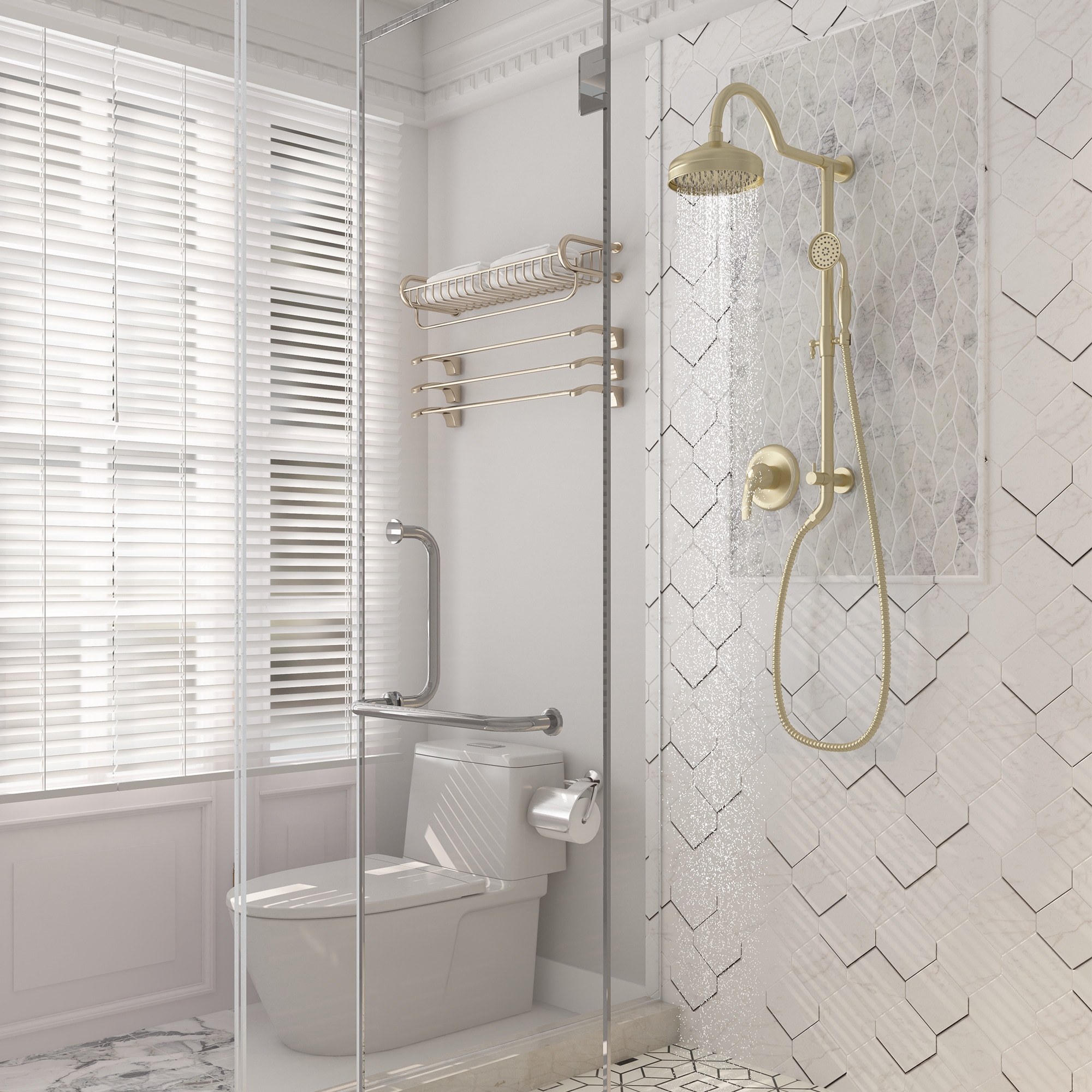 Clihome W54-CLO-330936 Showerhead-Bar-Panels - View #2