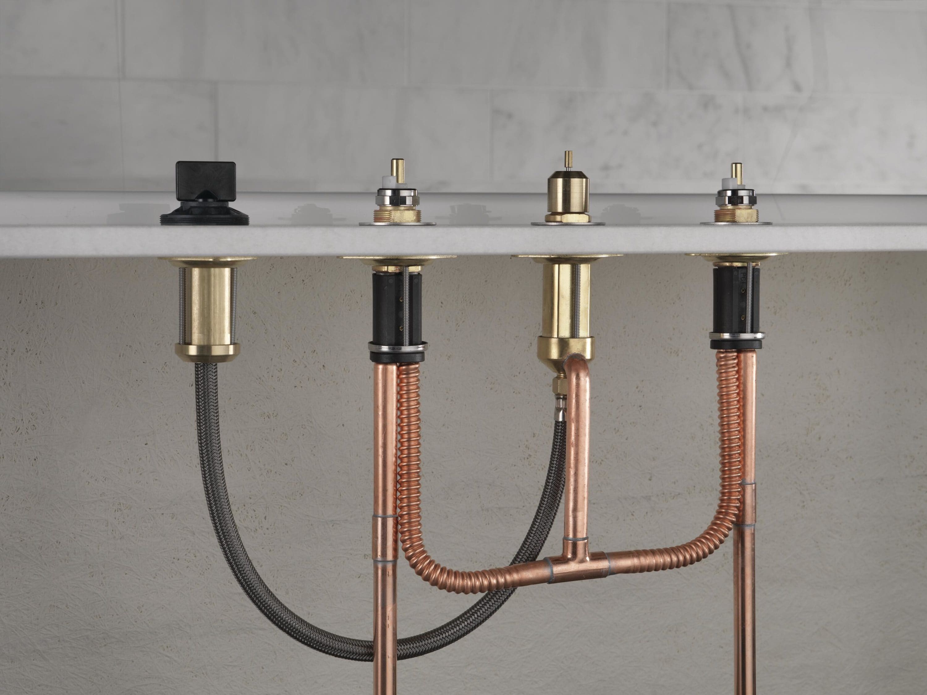 Delta Flexible Roman Tub with Handshower Rough in the Tub  Shower Valves  department at