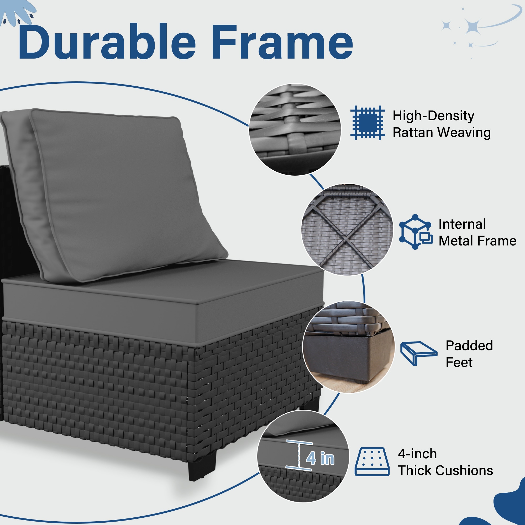 HYALON 4170259387828 Patio-Conversation-Sets - View #5
