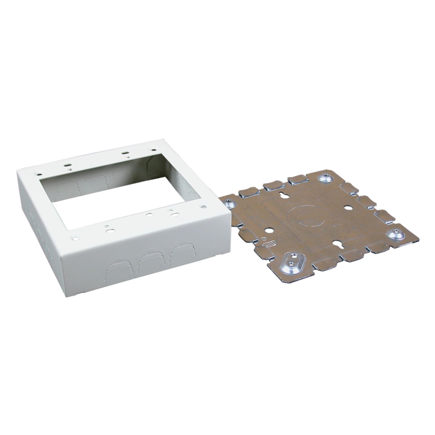 Legrand 5748-2WH 700 Metal White Raceway electrical box