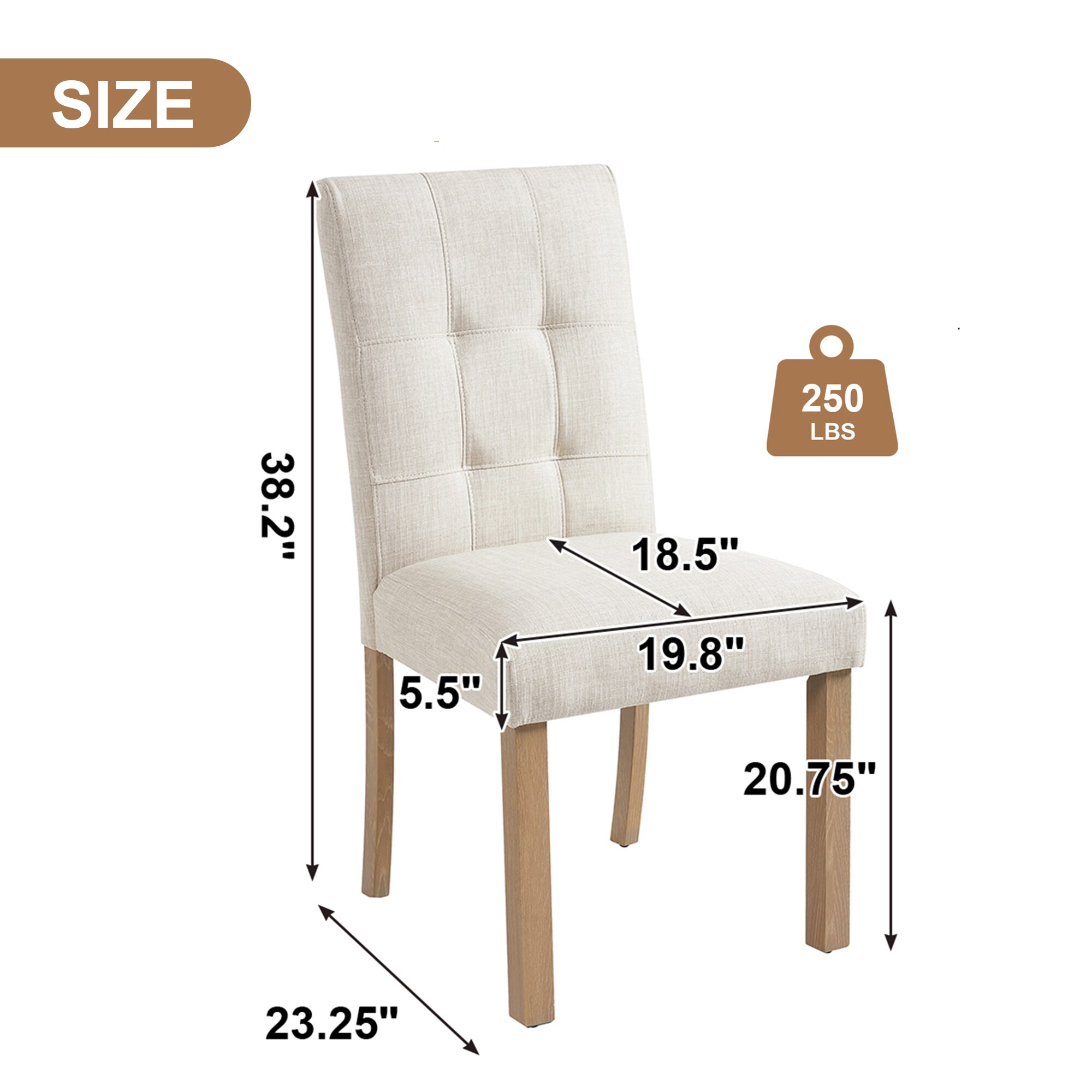 GDFStudio 341757 Dining-Chairs - View #3