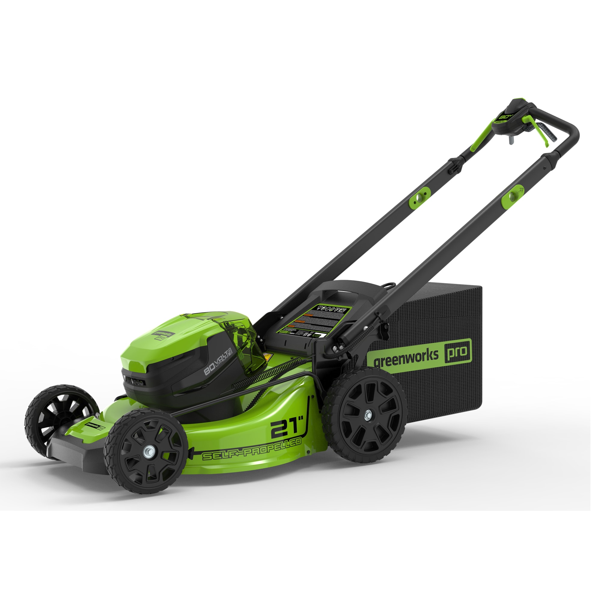 Greenworks Pro 21-Inch 80V Self-Propelled Cordless Lawn Mower, Tool-Only,  MO80L00