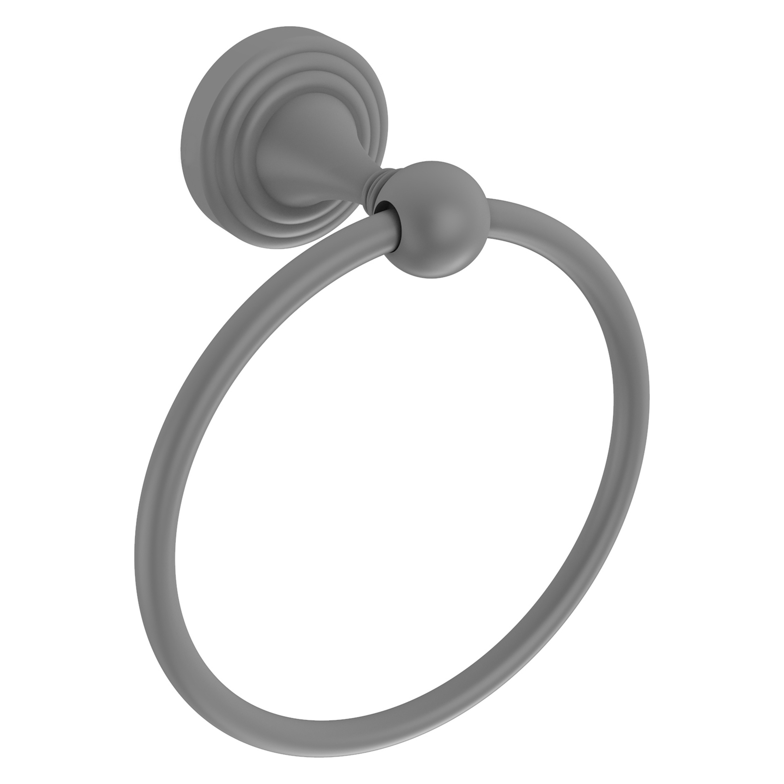 Allied Brass SG-16-GYM Sag Harbor Matte Gray Wall mount Single Towel Ring