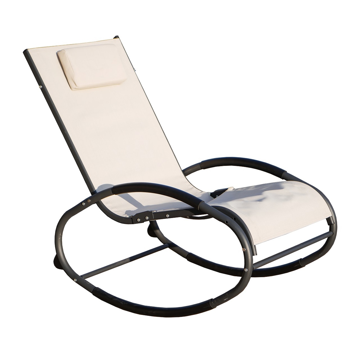 Rocking Chair Of 008 In Beige Patio Furniture At Lowes Com   43997901 