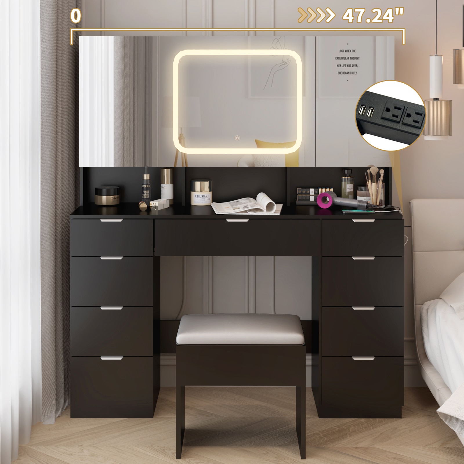 Outopee LO1G52005615 Bedroom-Vanities - View #5