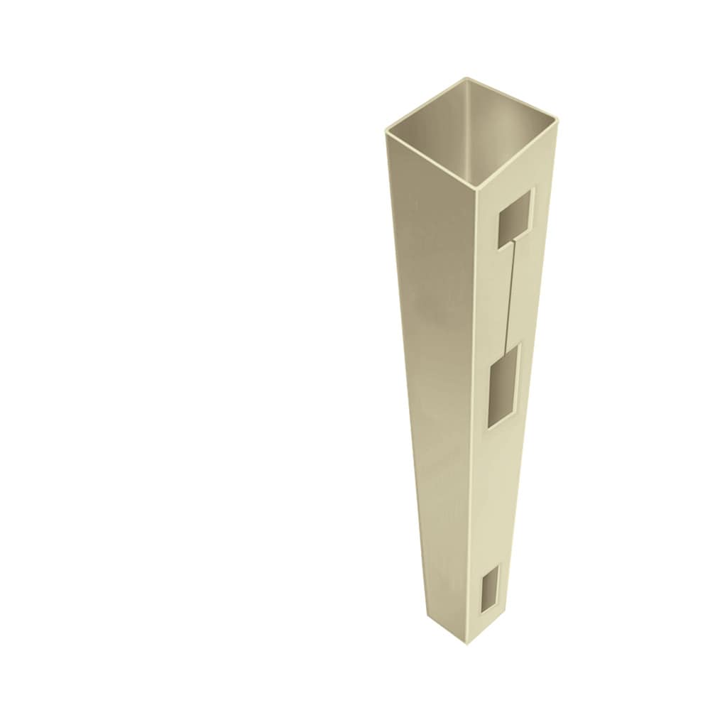 Freedom 73014384 Freeport 8-ft H x 5-in W Sand Vinyl End Fence post