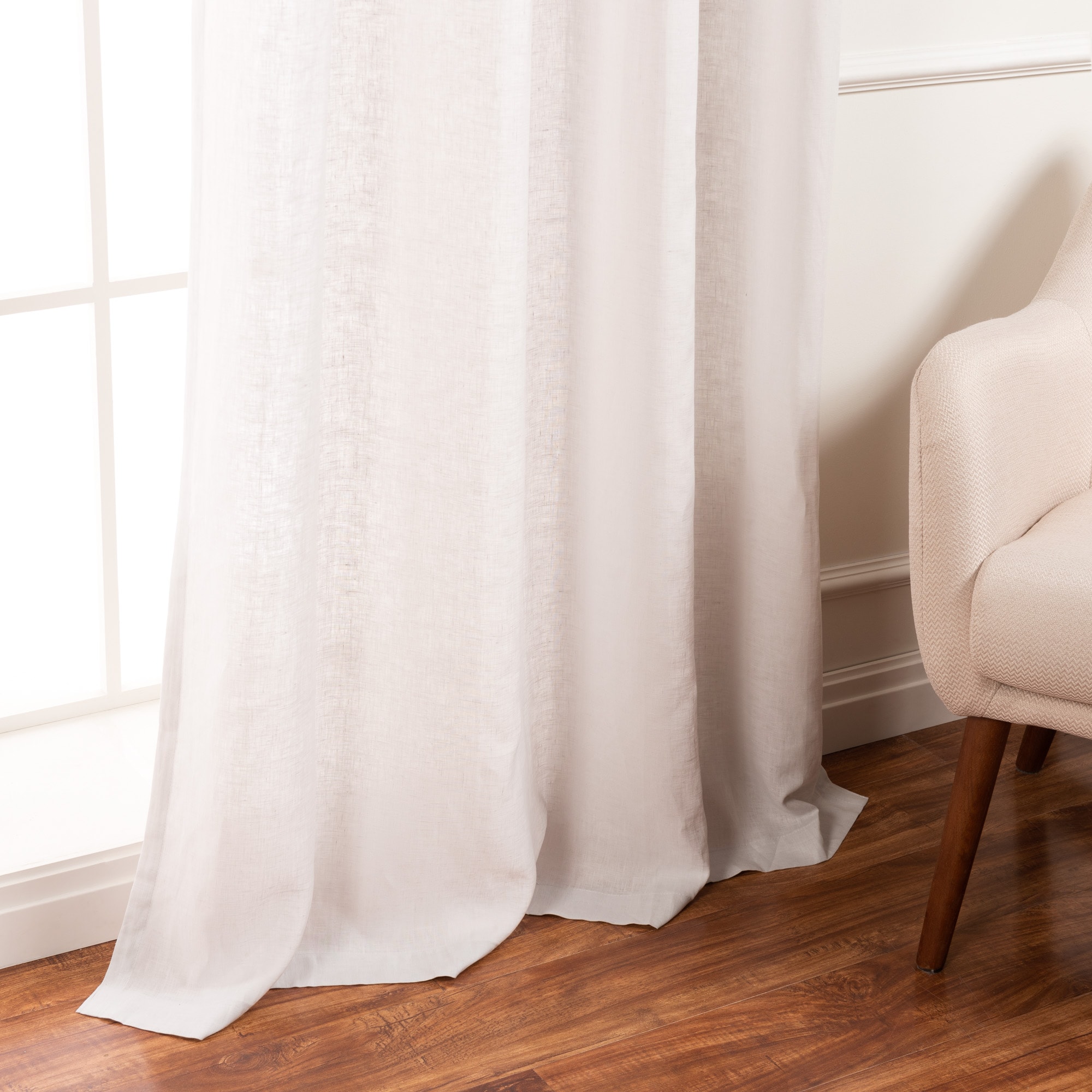 Best Home Fashion YK-03-GS-LN-96-LT.GR curtains - View #4