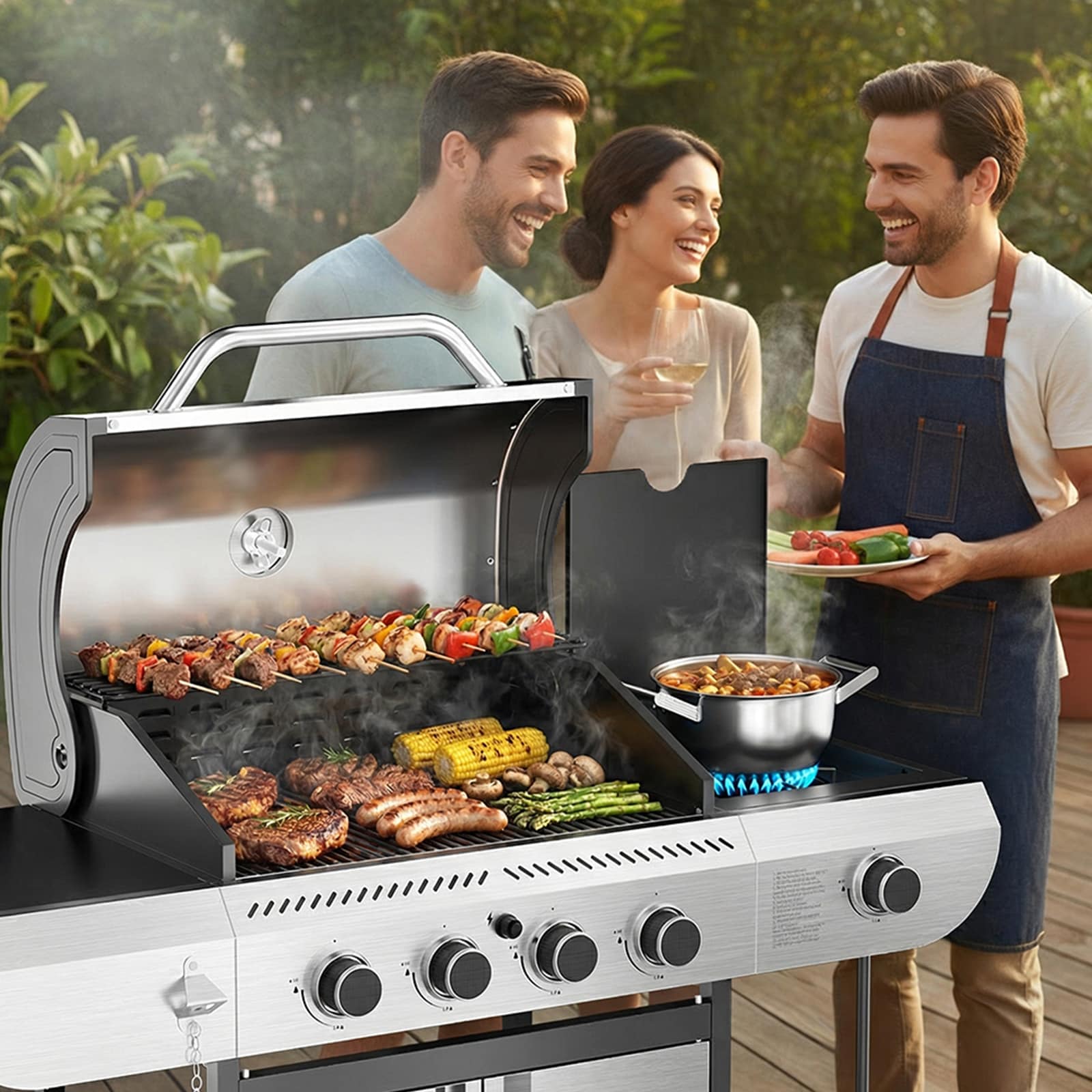 COWSAR LSG-G0141A Gas-Grill - View #9