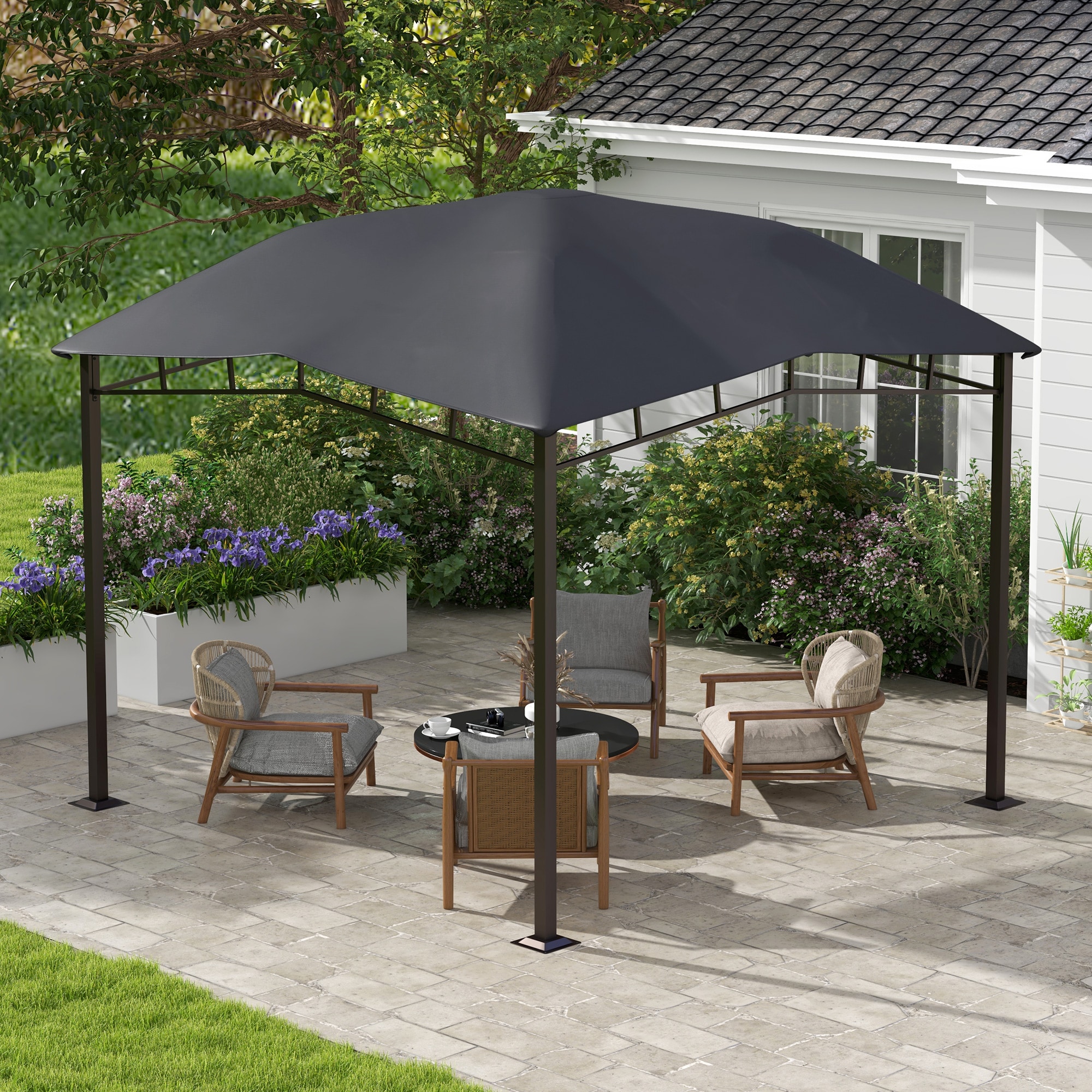 ToolCat BZ2-9-PW Wood-Resin-Gazebos - View #3