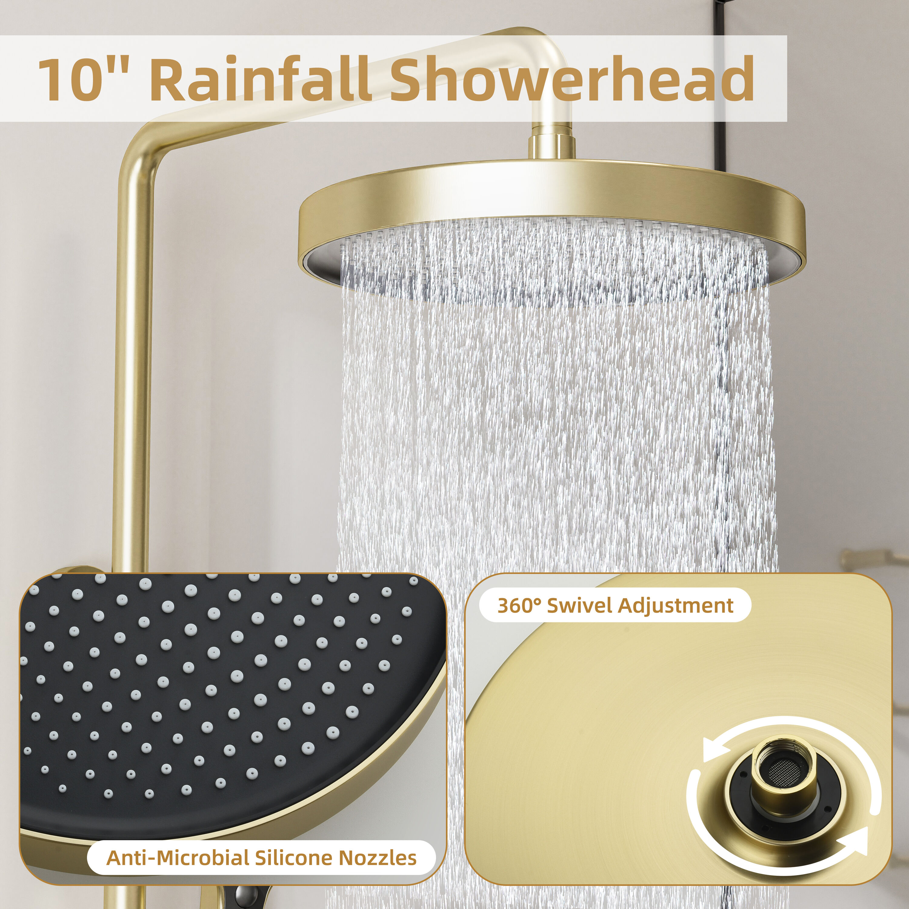 MODLAND MDL1SS32BG1 Showerhead-Bar-Panels - View #6