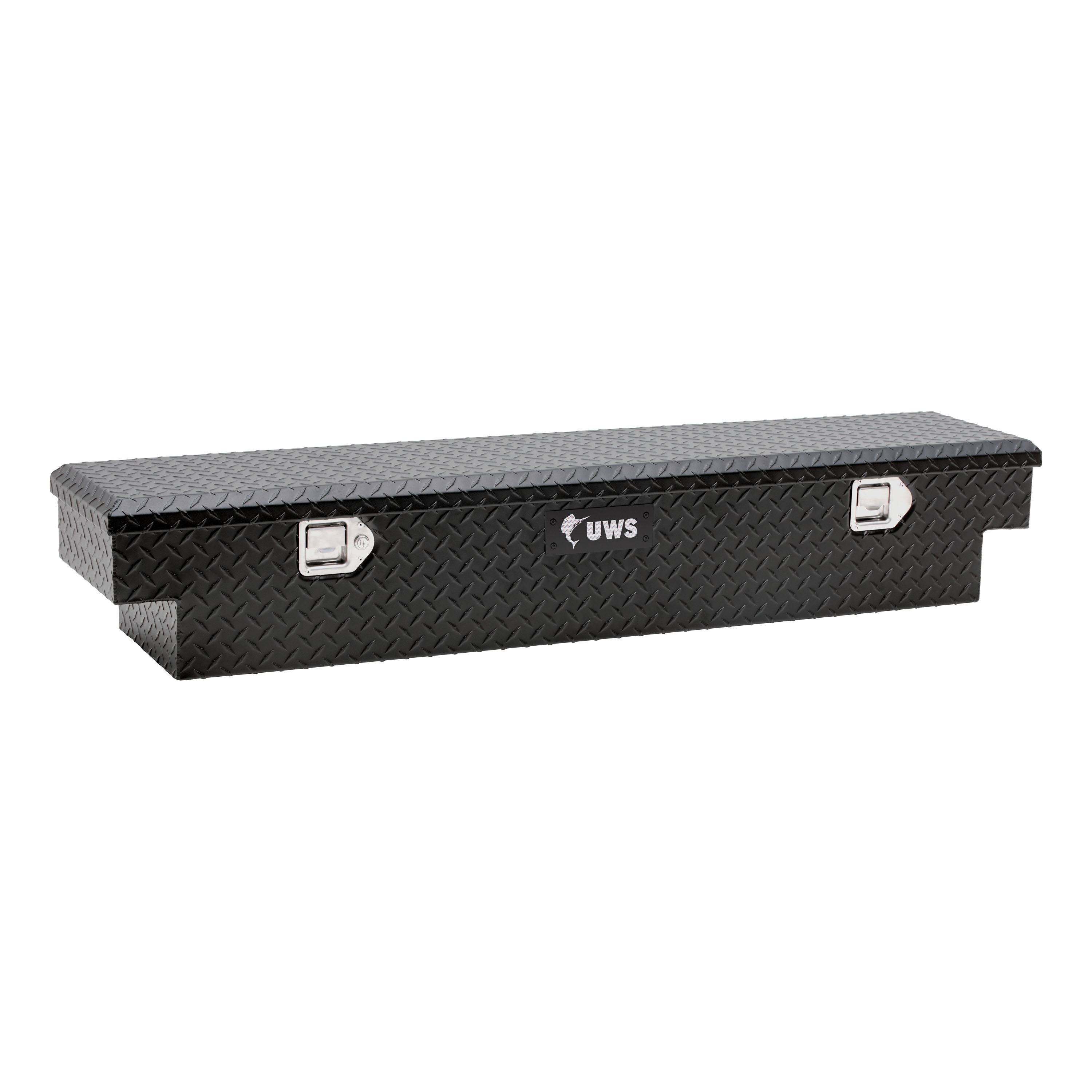 UWS EC10893 59.063-in x 11.5-in x 9.125-in Matte Black Aluminum Chest Truck Tool Box