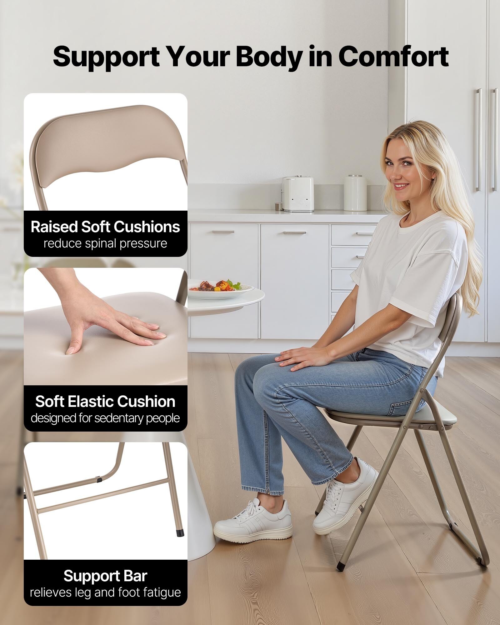 Mecale YAS-DBXLBH Folding-Chairs - View #6