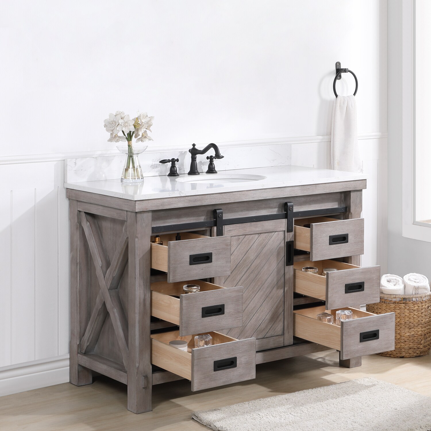 Vinnova 701748-CR-WS-NM Bath-Vanity-Combo - View #7