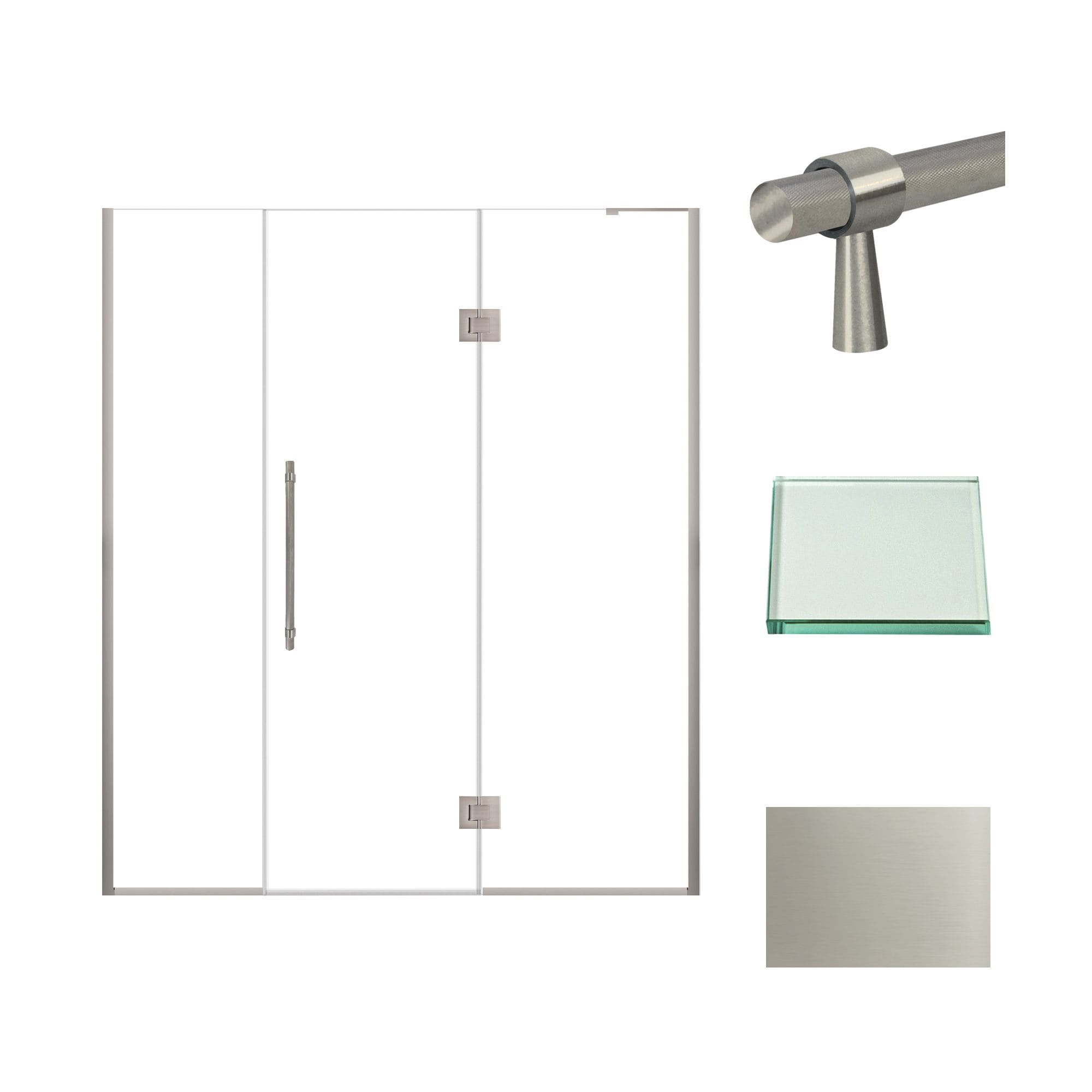 Transolid EHTF69277610C-BK-BS Shower-Doors - View #2