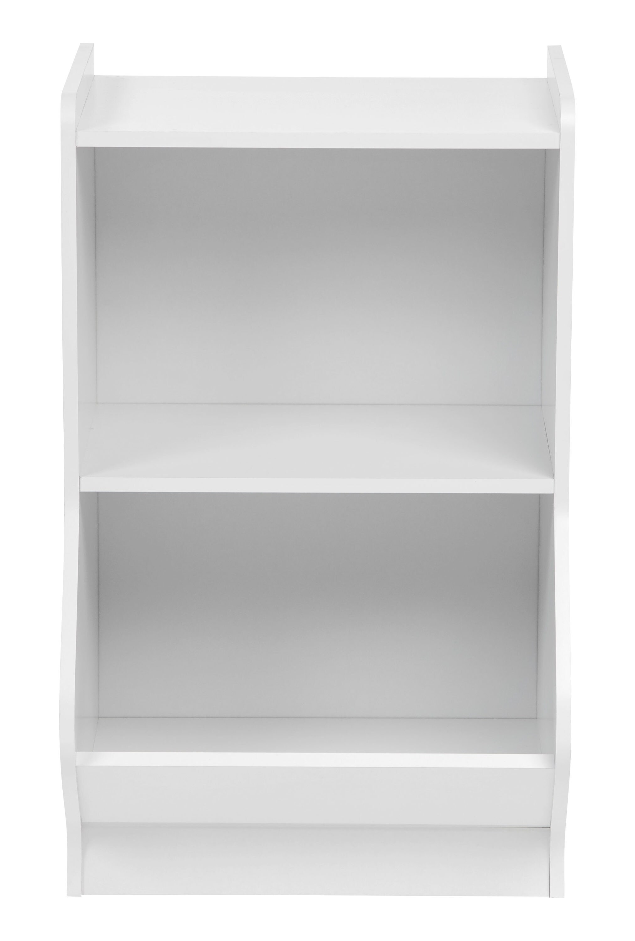 IRIS White 2-Tier Storage Organizer Shelf with Footboard 596032