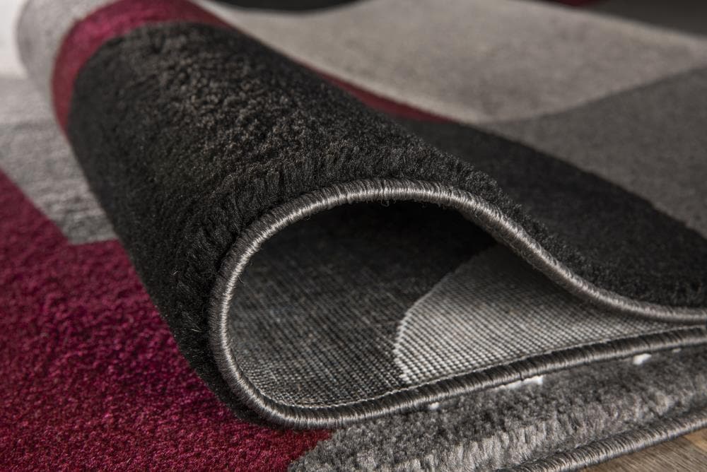World Rug Gallery 100 BURGUNDY 6X9 rugs - View #4