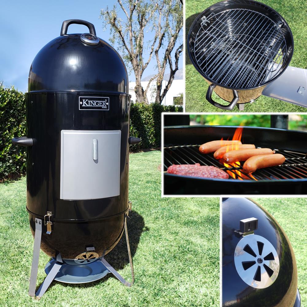  SMK-001 Charcoal-Smokers - View #2
