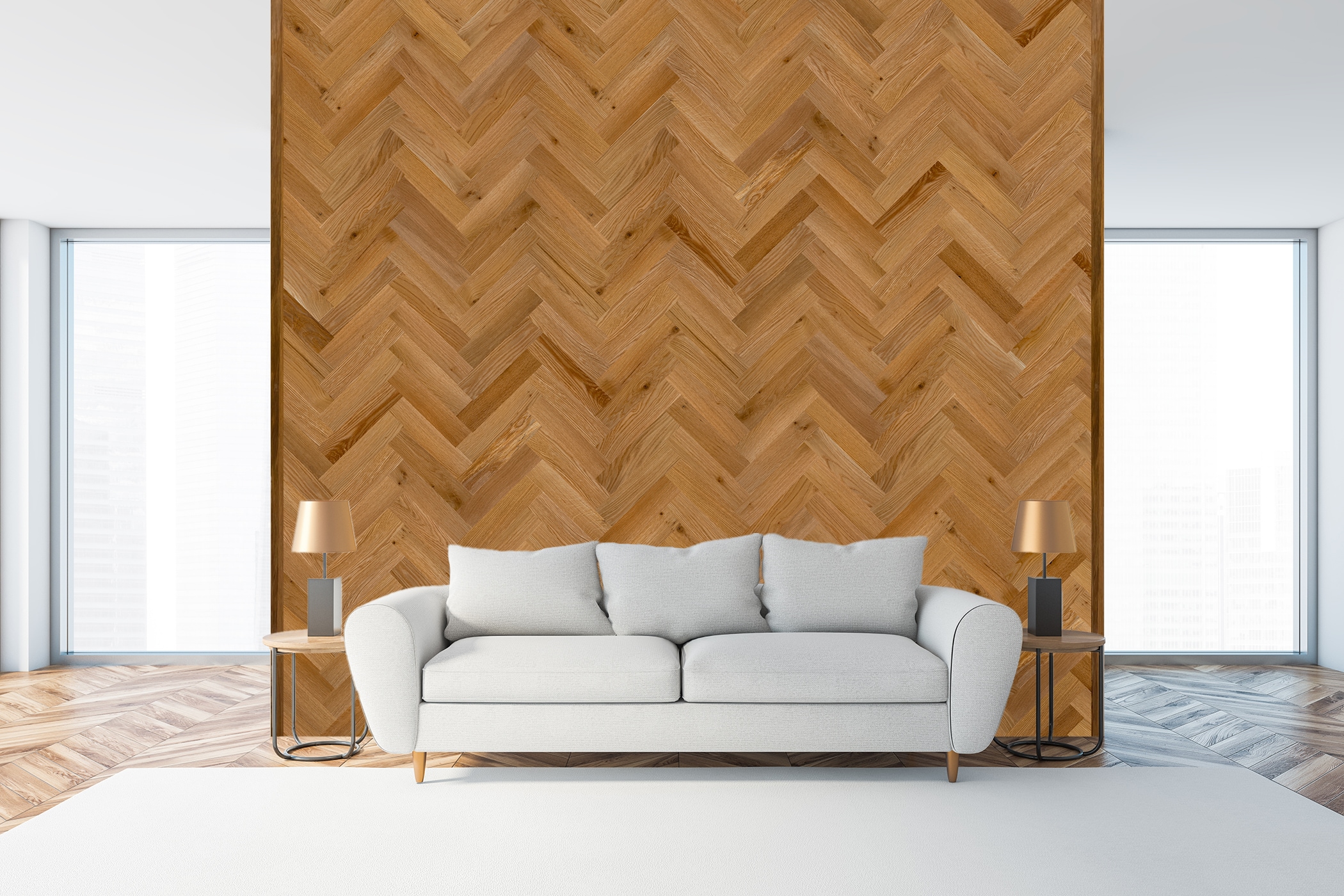 Timberchic 393 3-in x 1-ft Golden Oak Oak Wall Plank ( 10-sq ft )