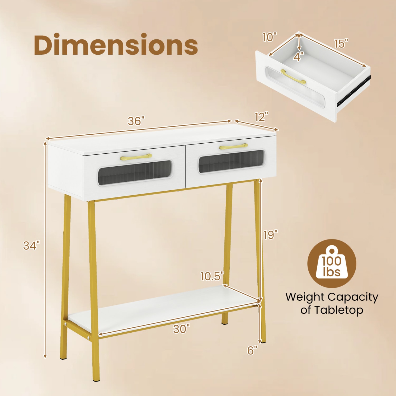 Slickblue D-CO-HW79831VJ Console-Sofa-Tables - View #3