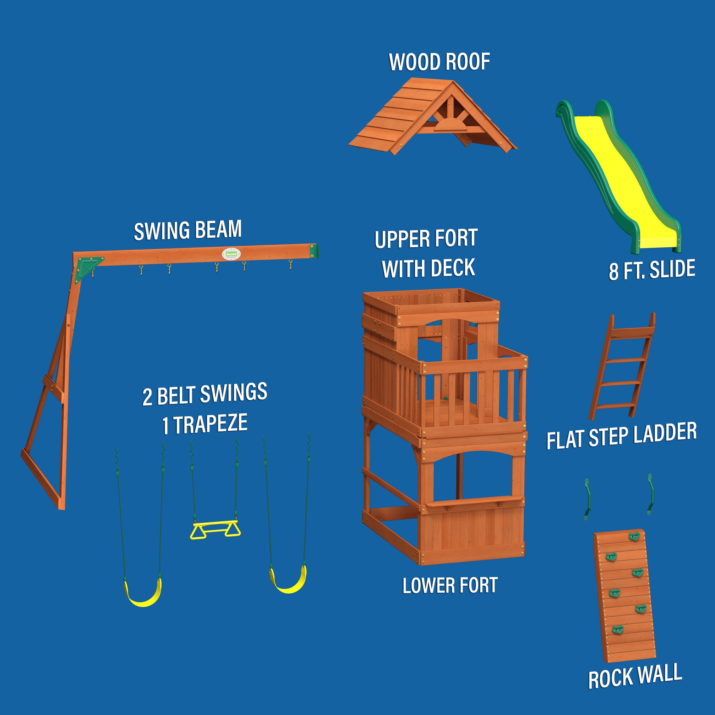 Backyard atlantis swing set shops