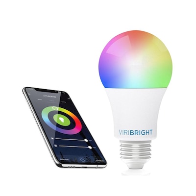 Viribright Lighting Smart LED Bulbs 60-Watt EQ A19 Full Spectrum Dimmable Smart LED Light Bulb Lowes.com