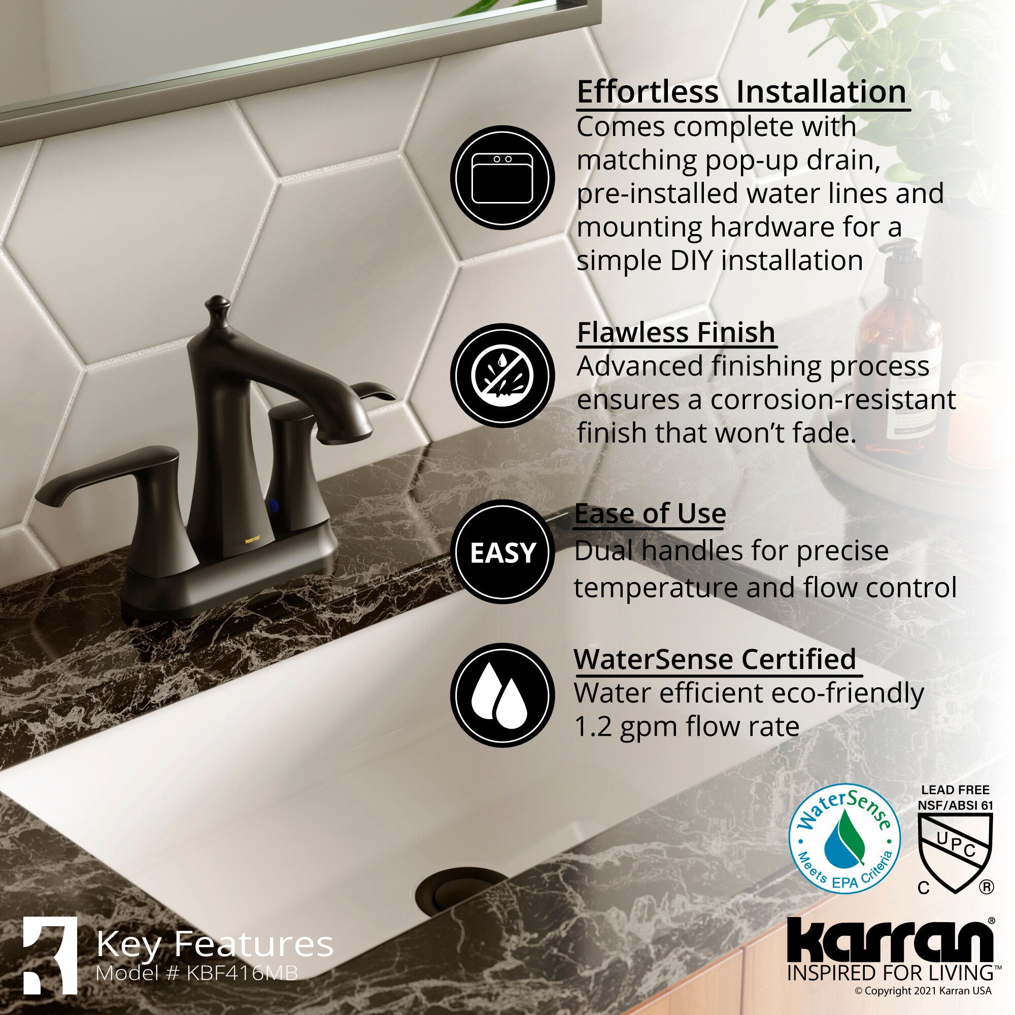 Karran KBF416MB Lavatory-Faucets - View #6