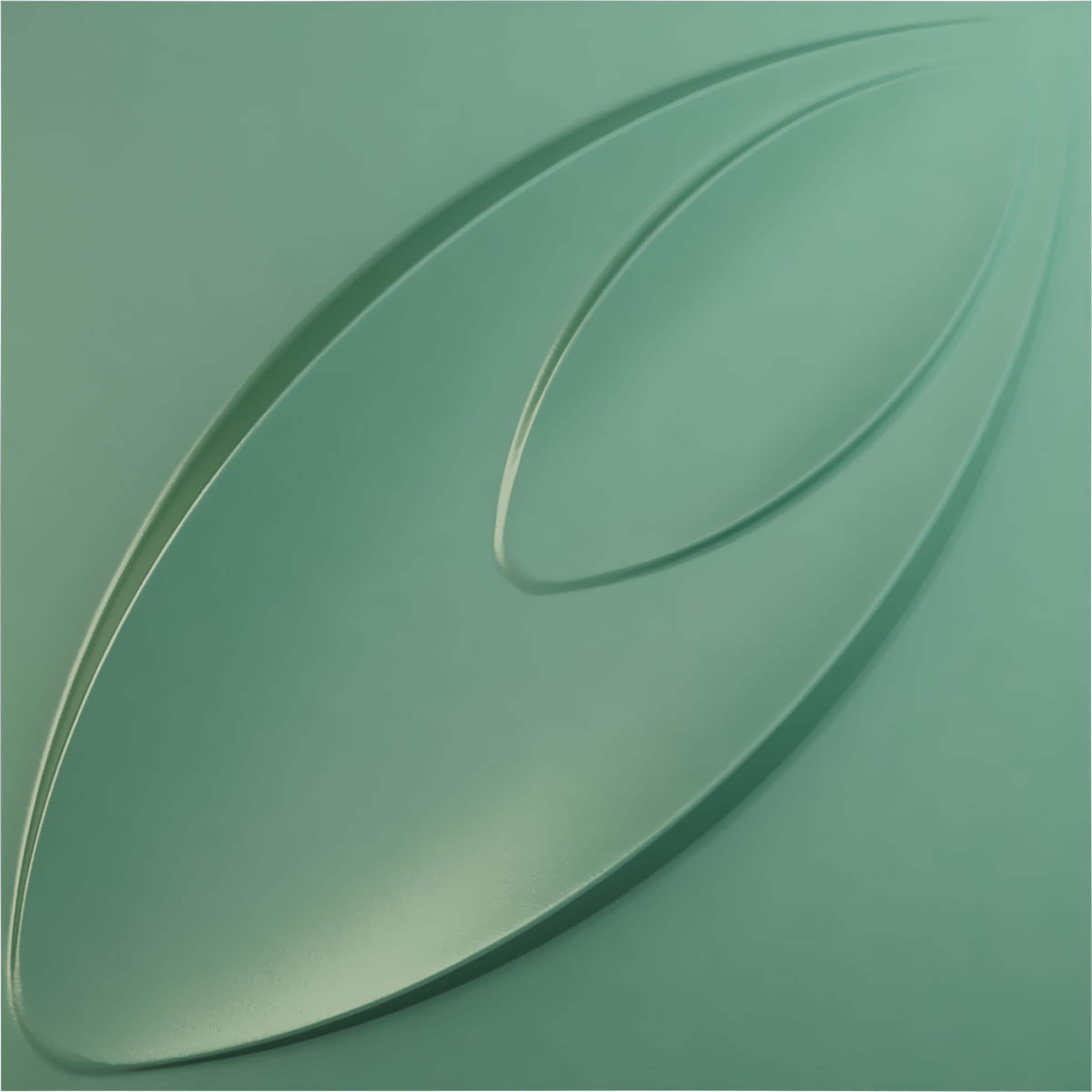 Ekena Millwork WP20X20IRFSM 19-5/8-in x 19-5/8-in Embossed Paintable/Stainable Green PVC Abstract Wall Panel ( 2.67-sq ft )