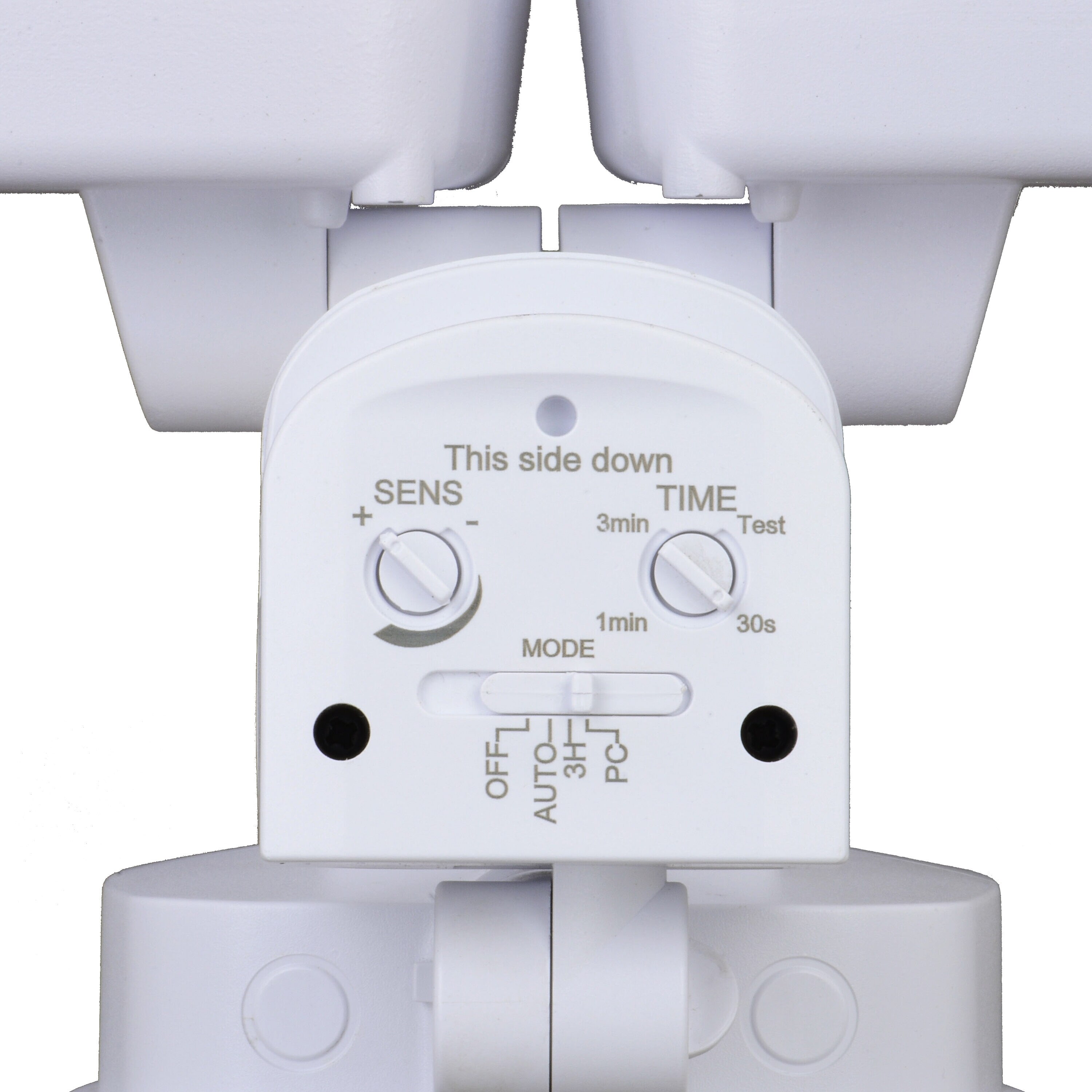 White Polycarbonate LED Motion Sensor Outdoor Security Flood Light