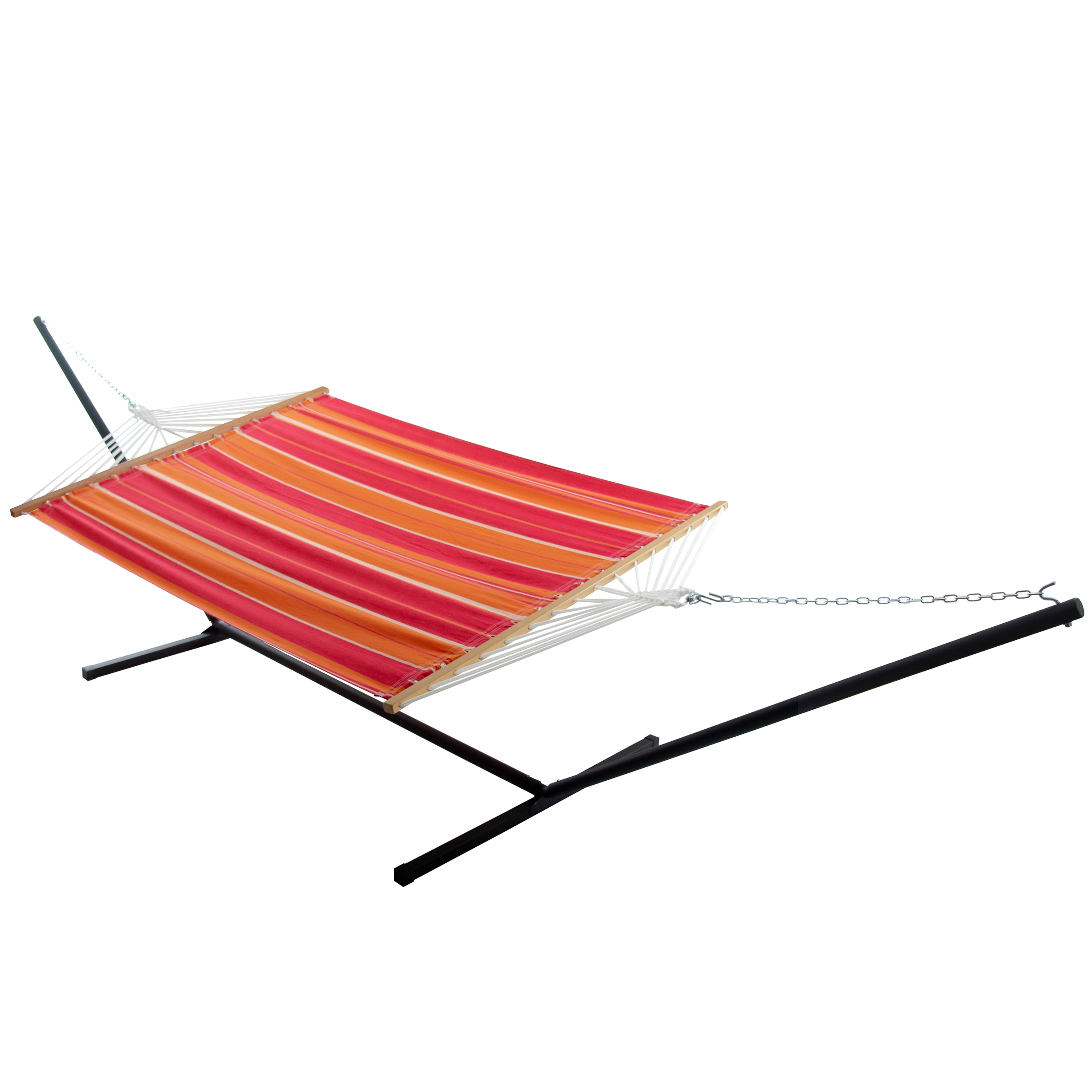 Vivere C13BEAM-36 Spreader Bar Combo Fabric Hammock with Stand