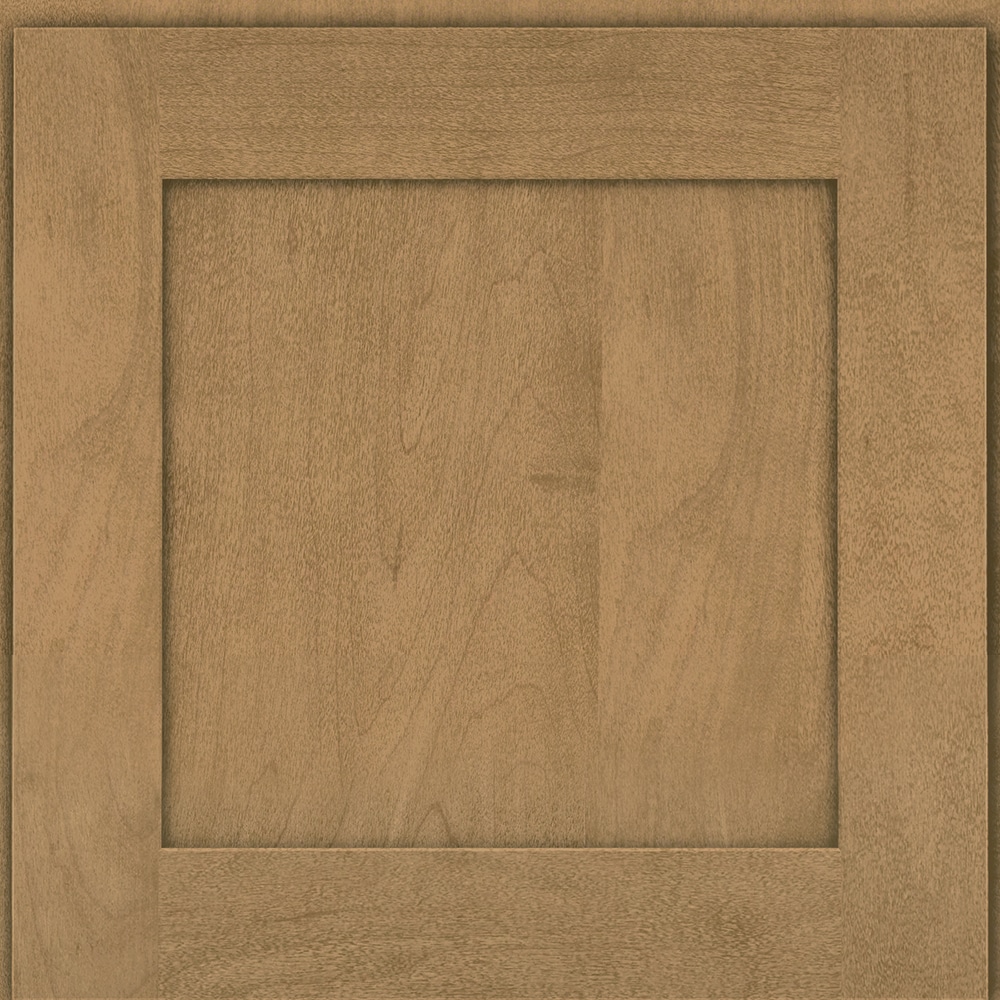 KraftMaid RDCDS,MP,G99M Deveron 14.625-in W x 14.625-in H Barley Stained Maple Kitchen Cabinet Sample (Door Sample)