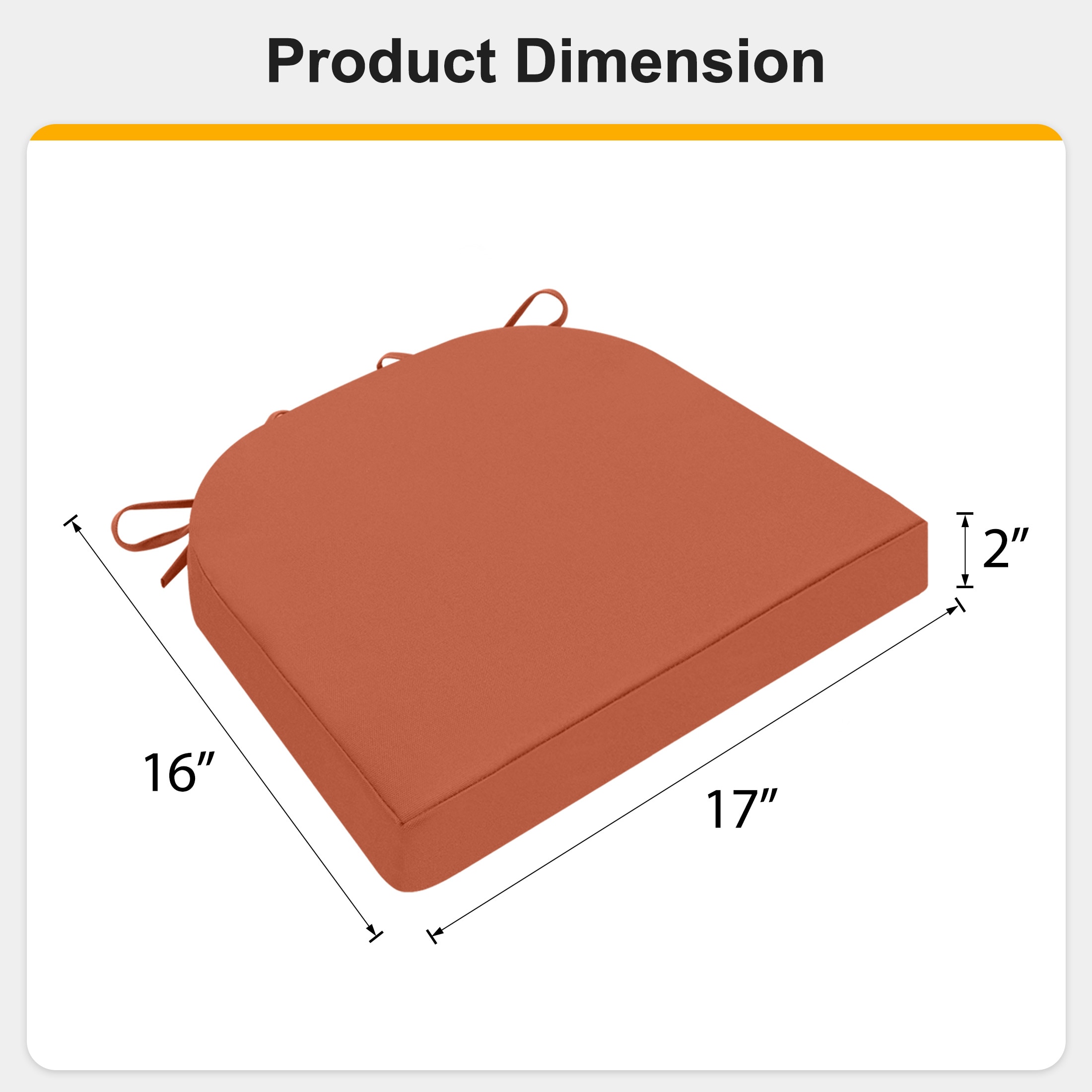 AAAAAcessories LSPC-YD-1716-XHON-2 Patio-Furniture-Cushions - View #7