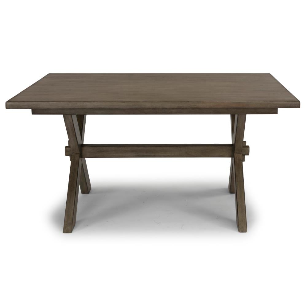 Home Styles 20055250031 Mountain Lodge multi-colored gray Transitional Counter Table, Wood with Multi-colored gray Wood 38.25-in L x 30-in H