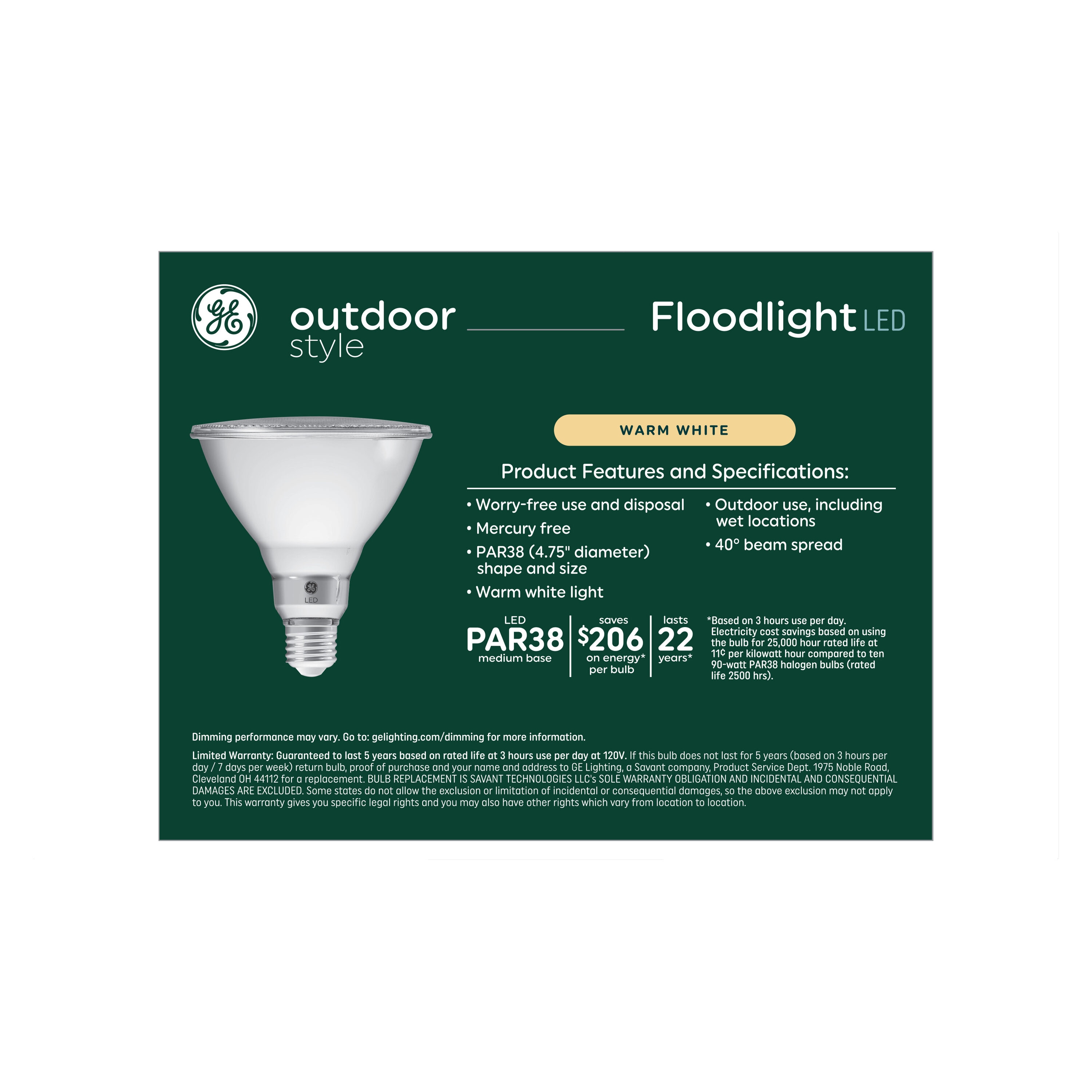 GE 93130663 Led-Flood-Spot-Light-Bulbs - View #5
