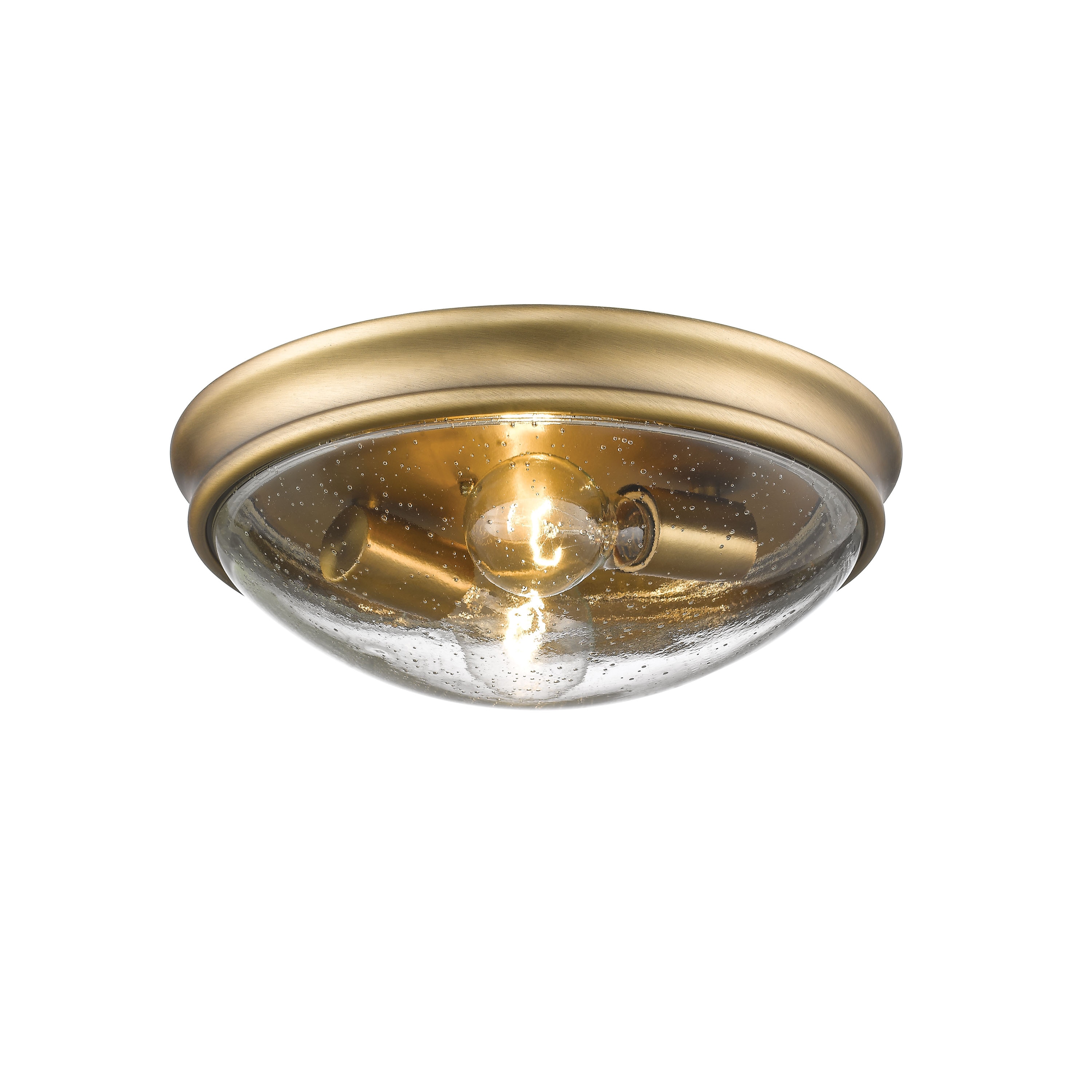 Millennium Lighting 5228-HBZ Flush Mount 2-Light 14-in Heirloom Bronze Flush Mount Light