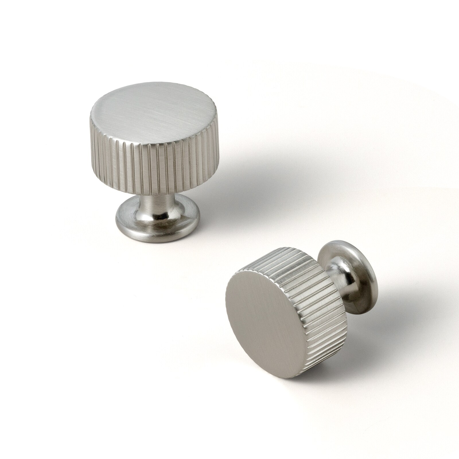 Miaokesen 9596LN-DADAN 1-3/10-in Satin Nickel Mushroom Modern Cabinet Knob 6 -Pack