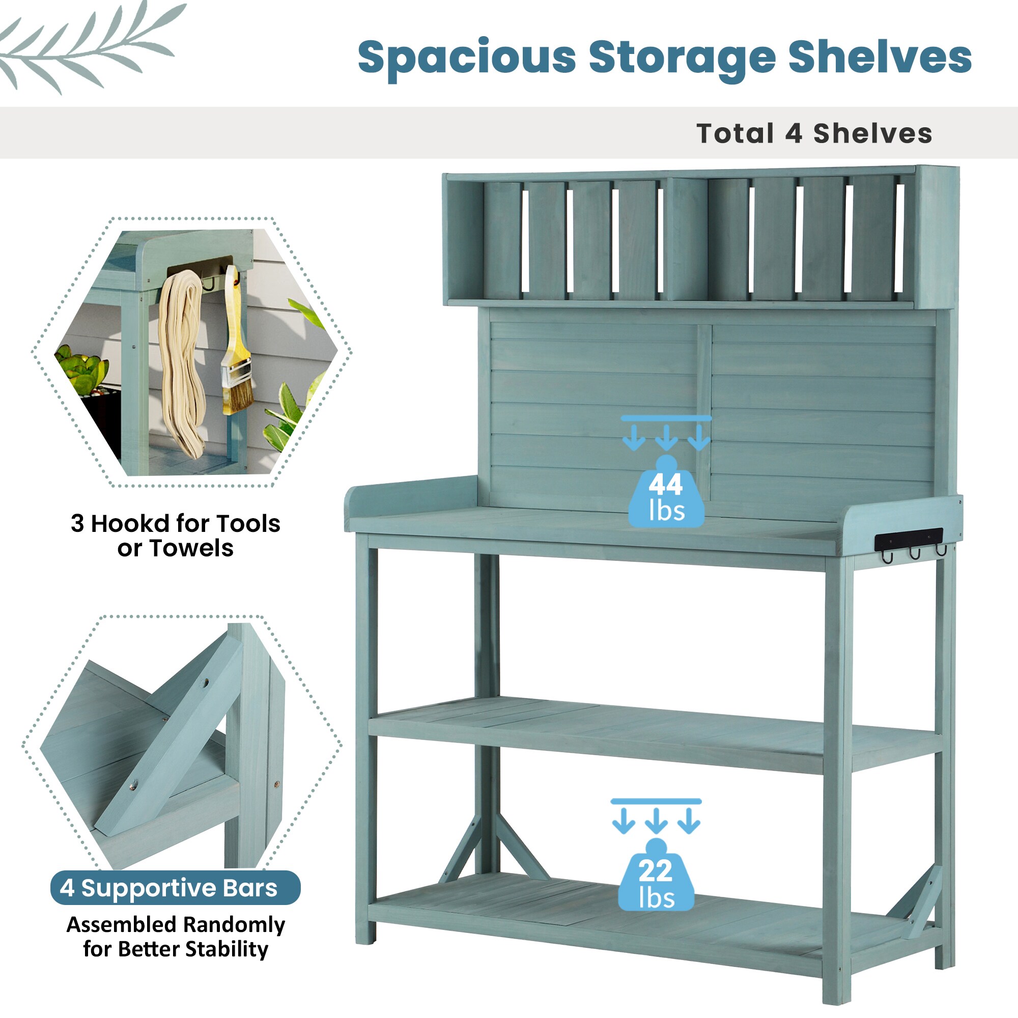 Clihome CL-TP717WF323LBL Potting-Benches - View #9