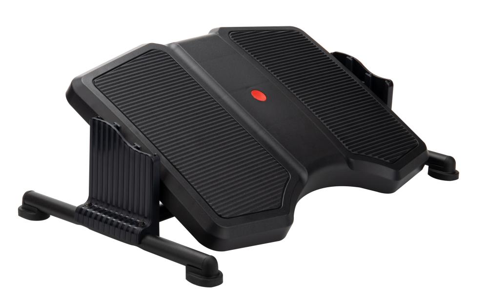 Mind Reader PROREST-BLK 12-in x 19.25-in Nylon Rectangular Lumbar Cushion