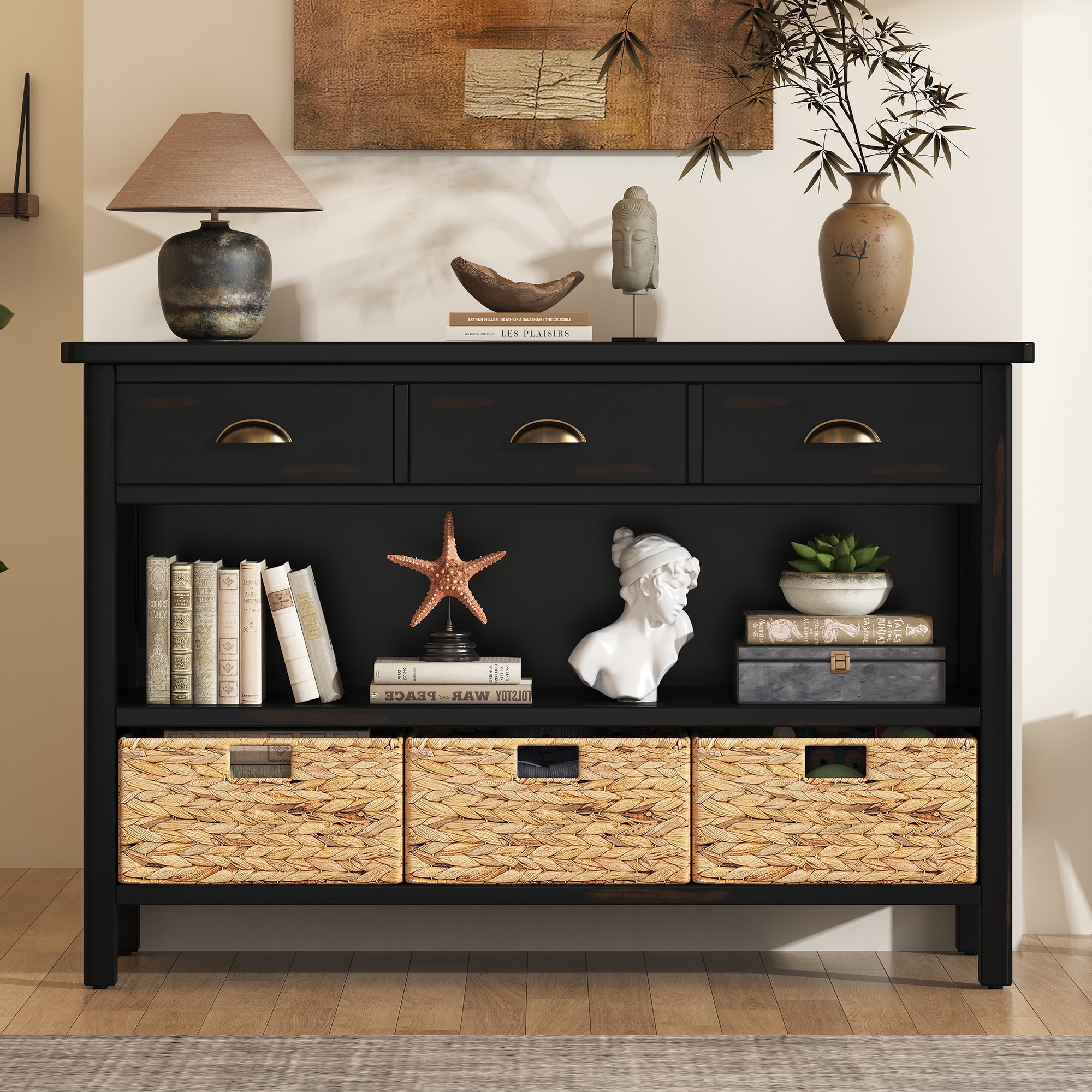 SINOFURN SYA330207BK Console-Sofa-Tables - View #6