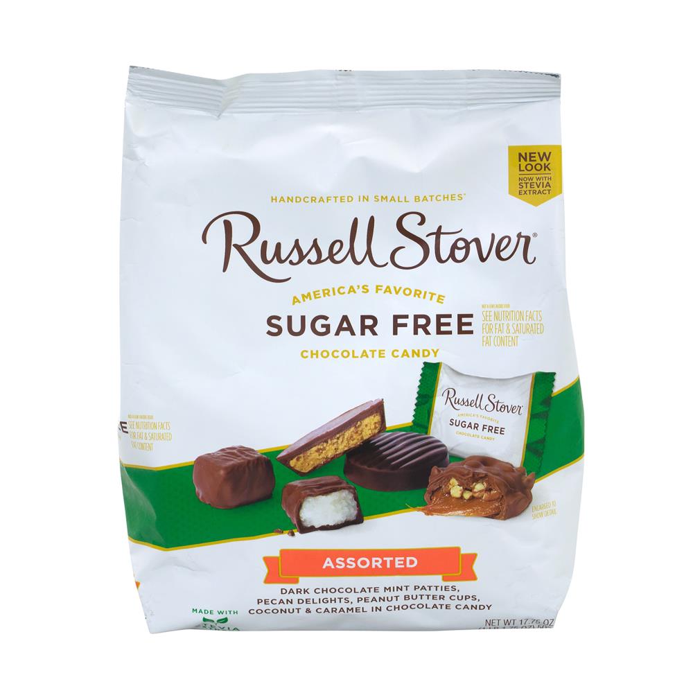 Russell Stover Sugar Free Chocolates 5 Flavor Mix, 17.75 Oz - Dark 