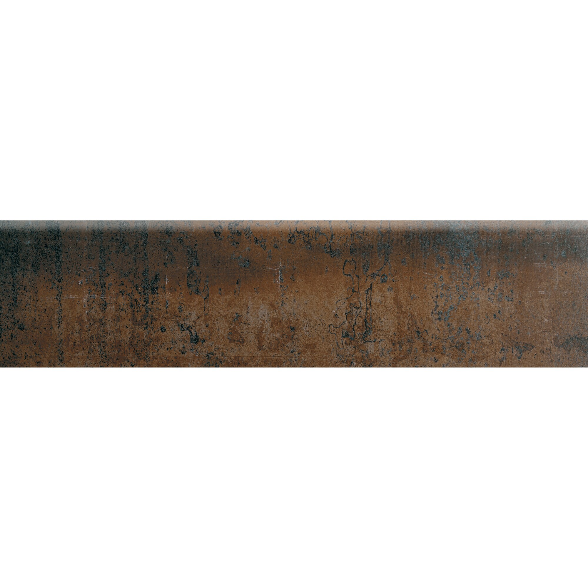 Crossville EnGarde 12-Pack Copper Porcelain Bullnose Trim Tile (6-in x 24-in)