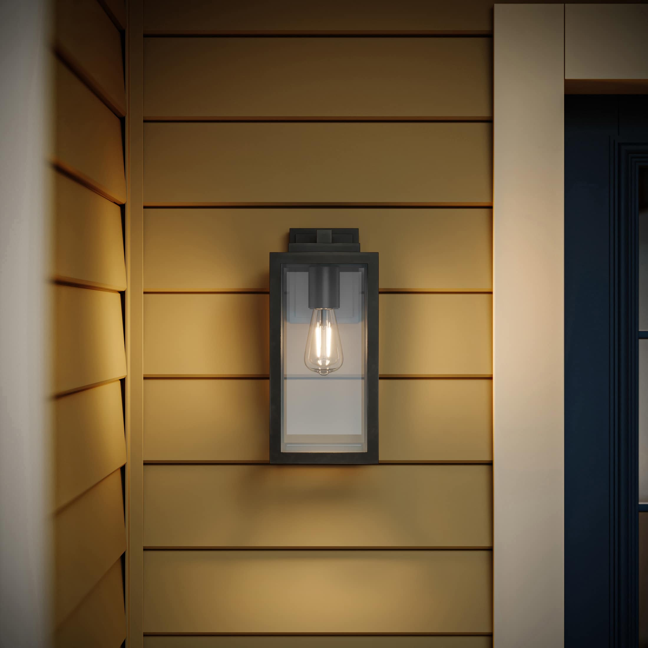 Progress Lighting Nikas 1 -Light 17.25-in H Antique Bronze Hardwired Outdoor Wall Light